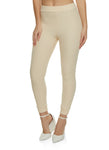 Womens Knit Ribbed  Leggings by Rainbow Shops