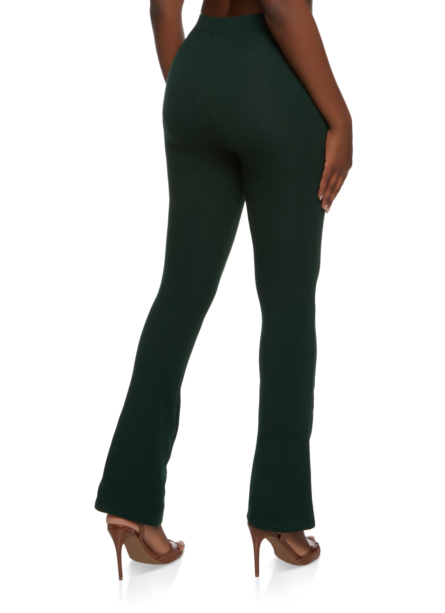 High Waist Flared Leg Pants