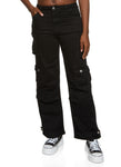 Womens Straight Leg Cargo Jeans, ,