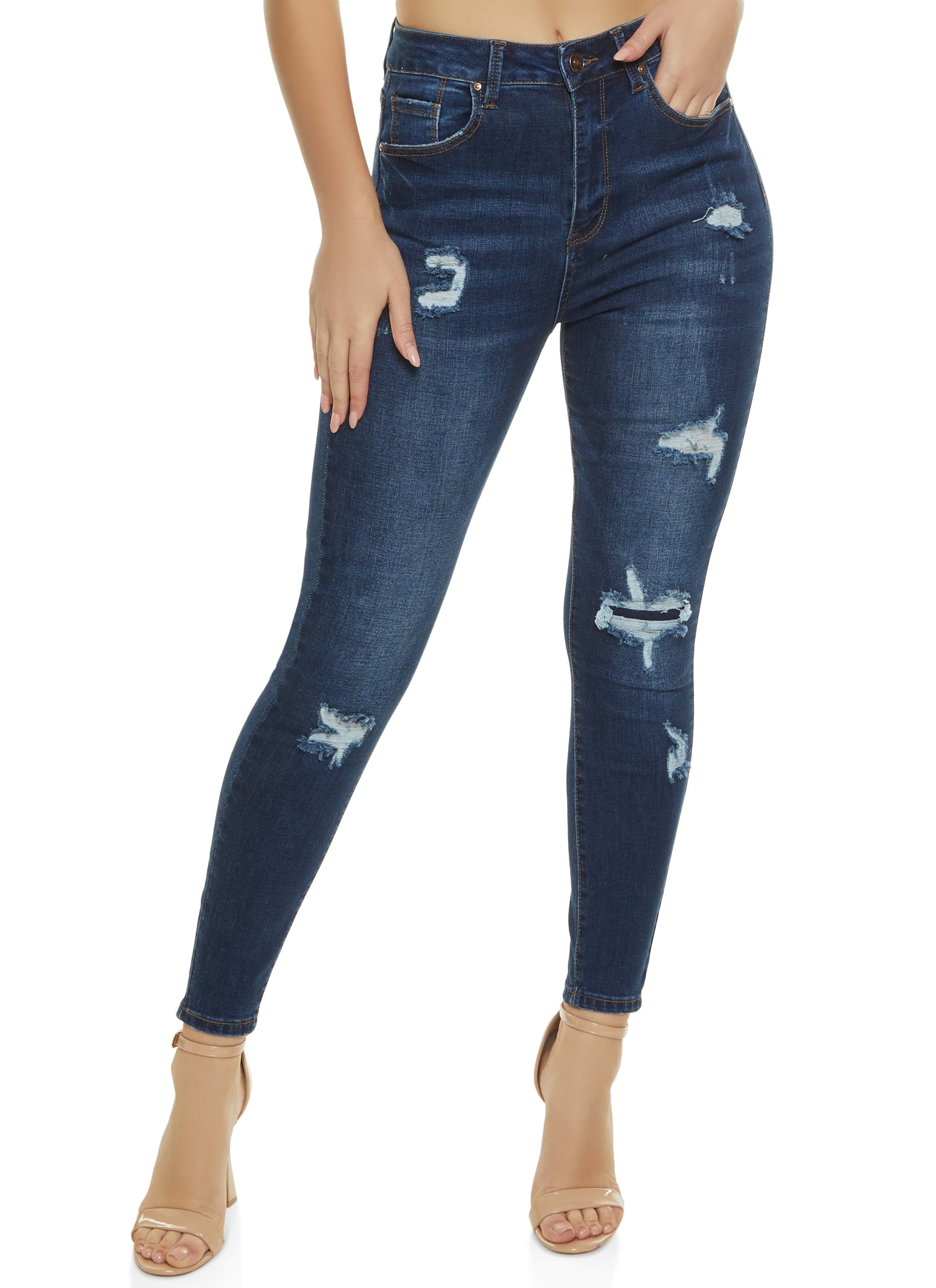 Higher High-Waisted Cotton-Hemp Blend Flare Jeans for Women