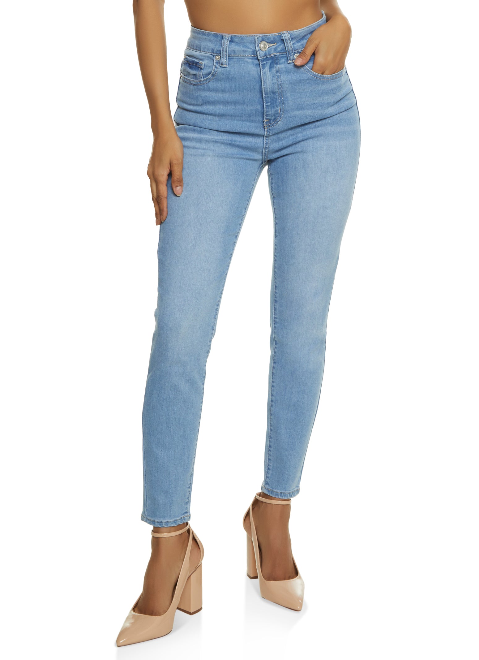 Buy Womens Jeans High Waisted Stretch Flare Light Blue Wash Denim Jeans  Pants for Women Gift for Women Online in India 