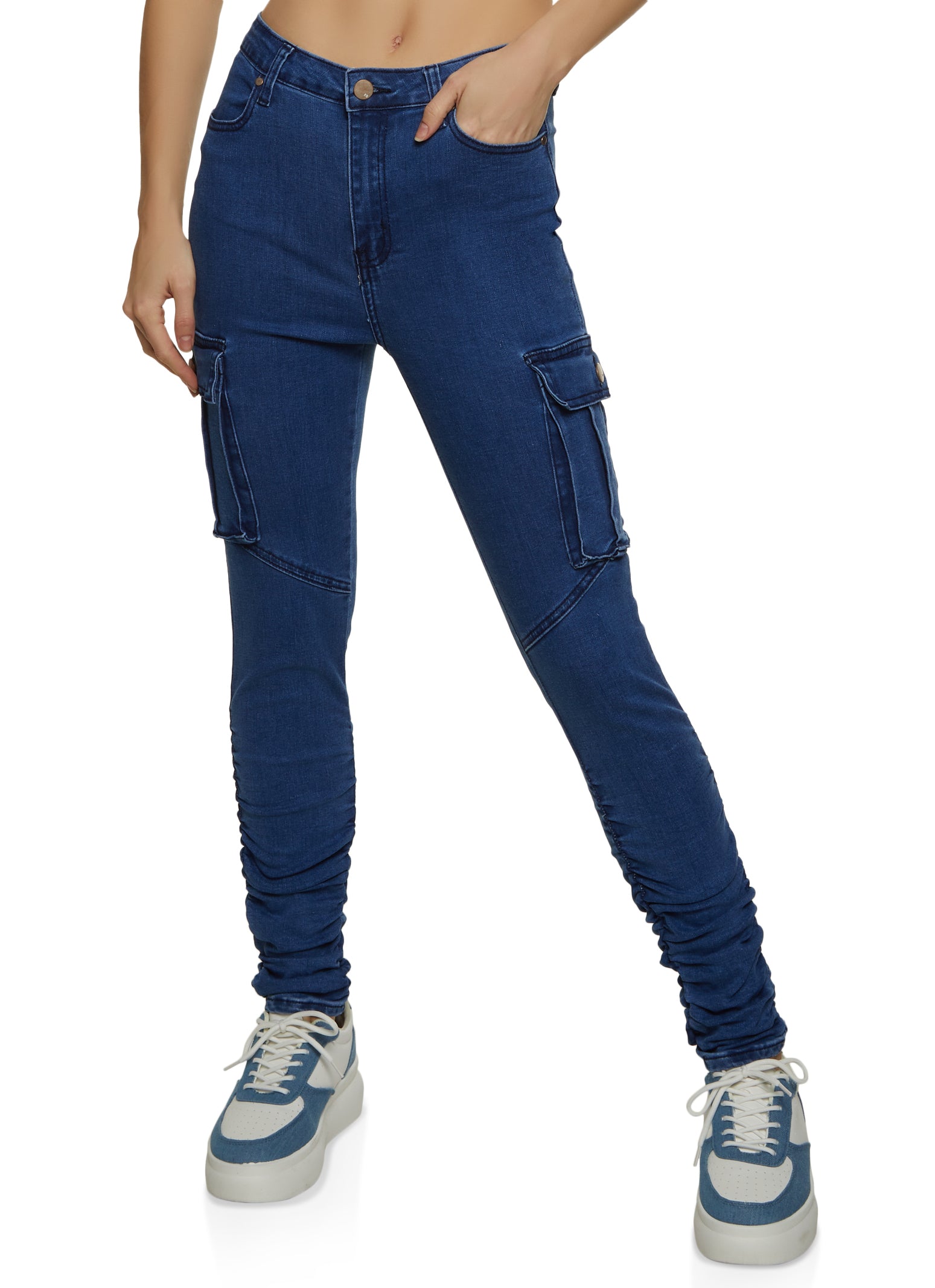 Women Jeans Pants Under 10 Dollars Print Color Pocket Blue Jeans Pants  Fashion Women High Loose Waist Solid Pants : : Clothing, Shoes &  Accessories