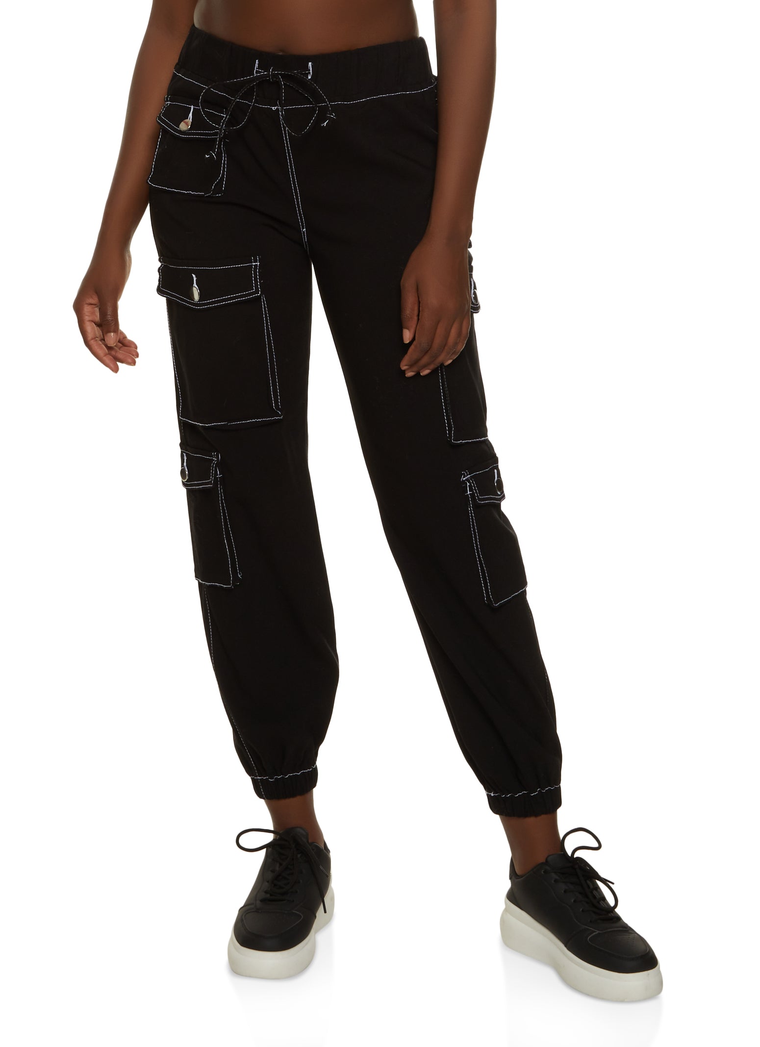 Xersion Cargo Woven Womens Mid Rise Plus Jogger Pant - JCPenney