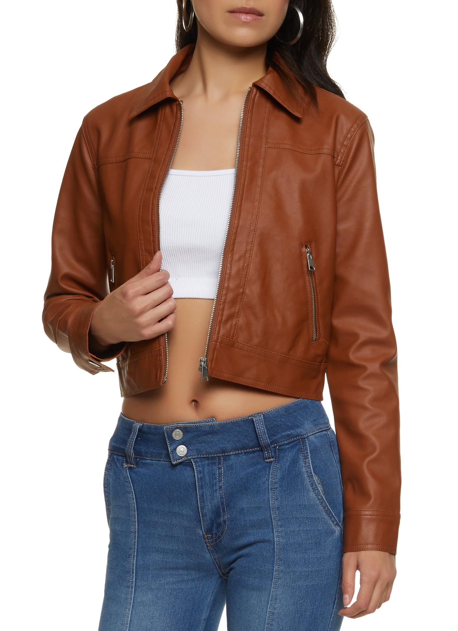 Women's Lightweight Nylon Windbreaker,Zip Up Denim Jacket,Crop Top Leather  Jacket,Burgundy Leather Jacket Womens,Leather Jacket in Rain,Authentic  Leather Jacket, at  Women's Clothing store