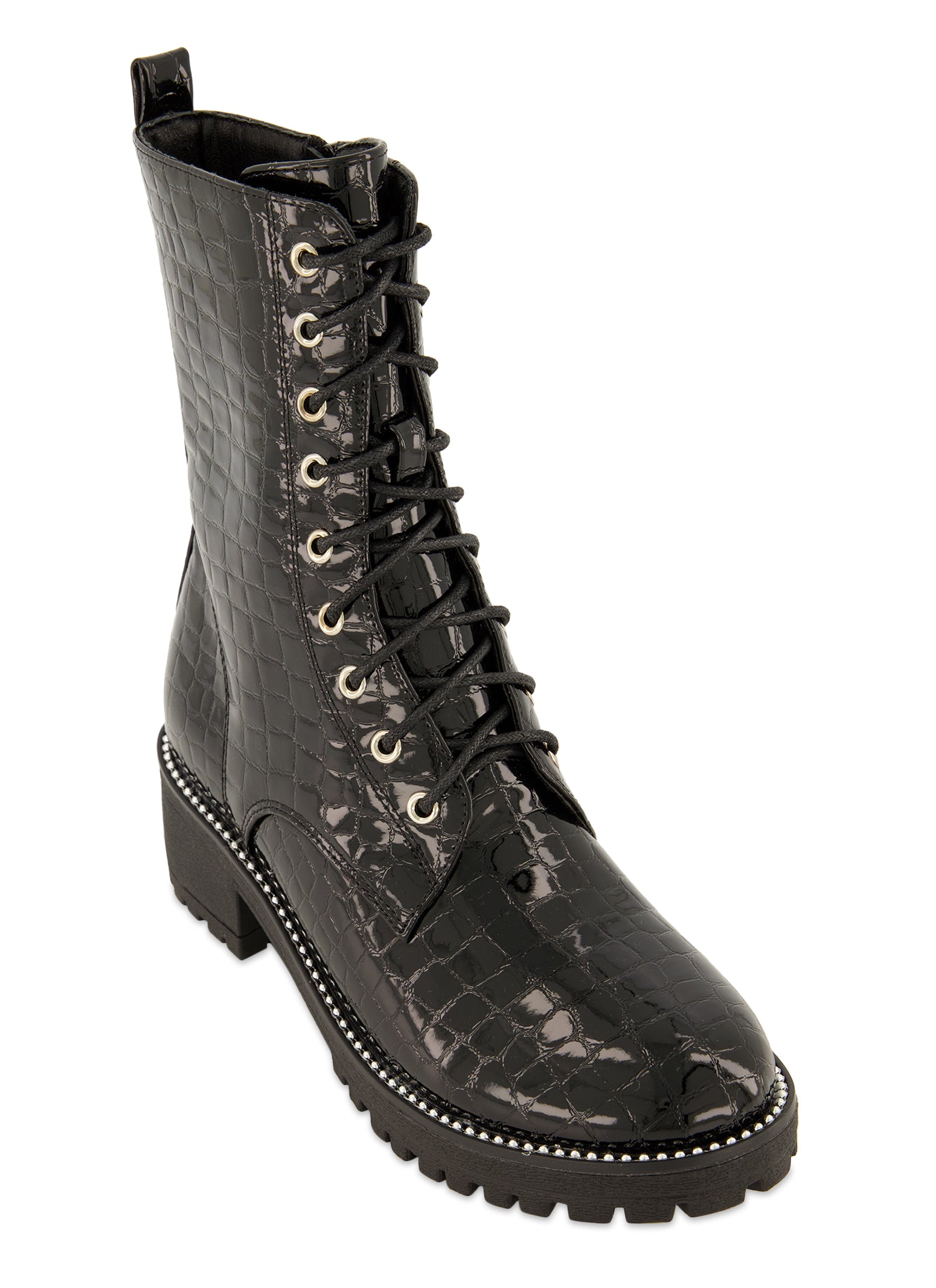 DKNY Women's Talma Lace-Up Combat Boots - Macy's
