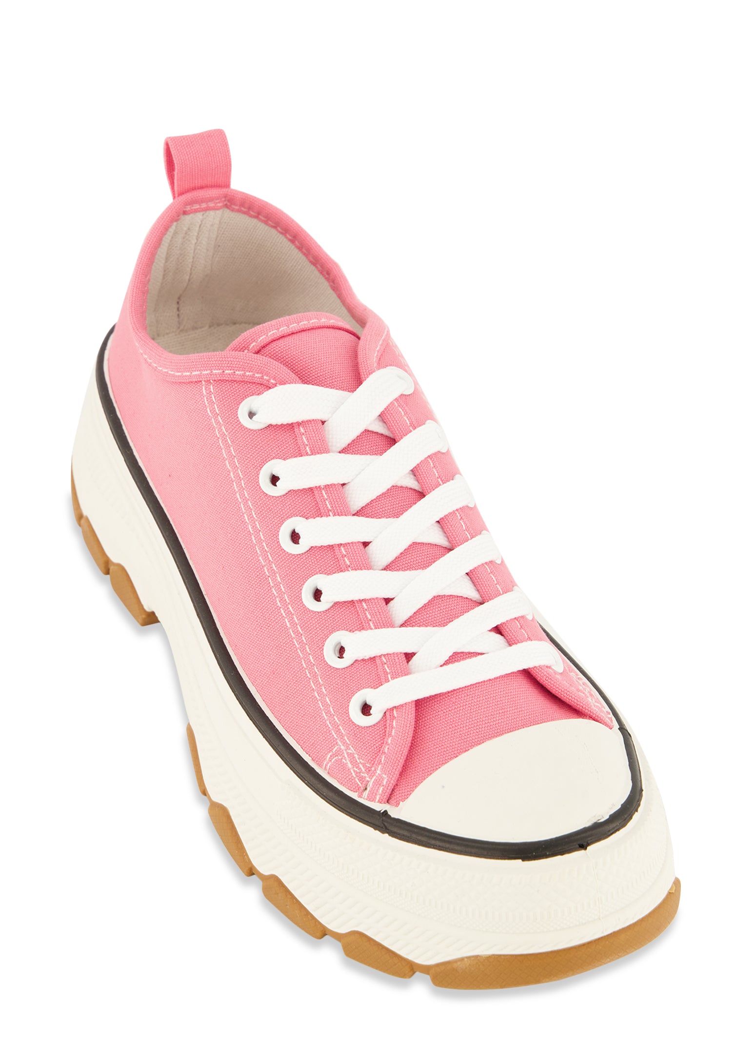 High Heel Sneakers Women's Chunky Shoes Wedge Sneakers Girls Pink