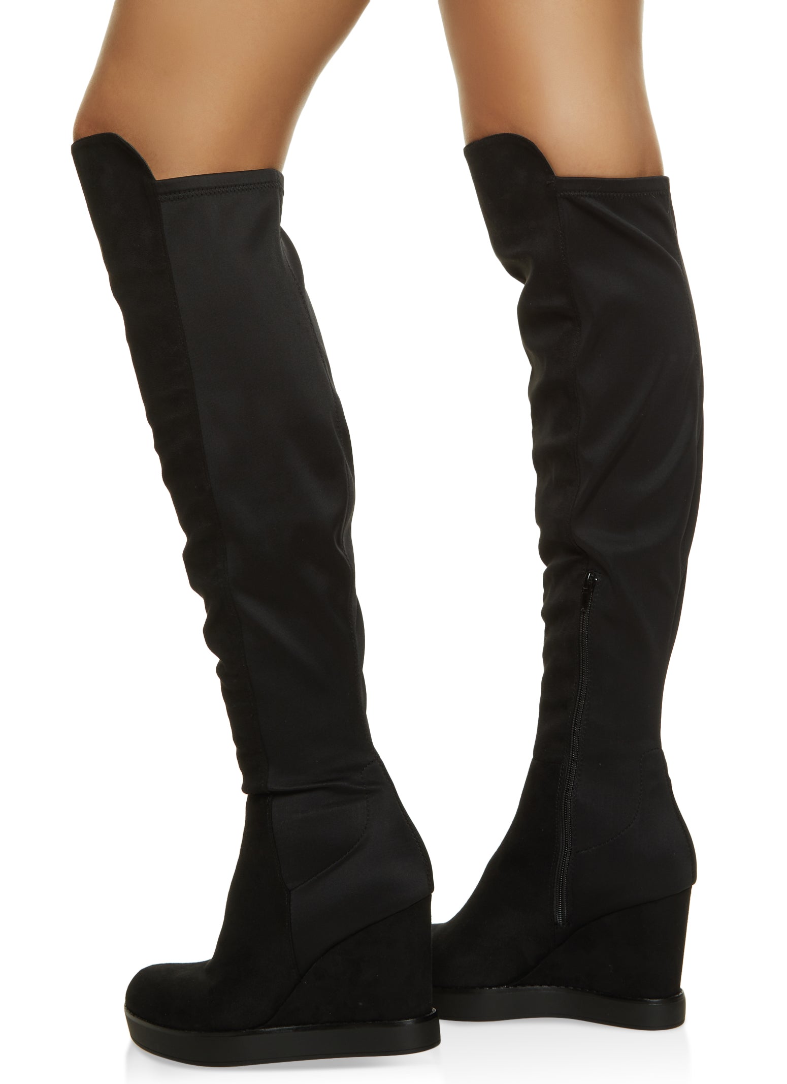 Over the Knee Wedge Boots