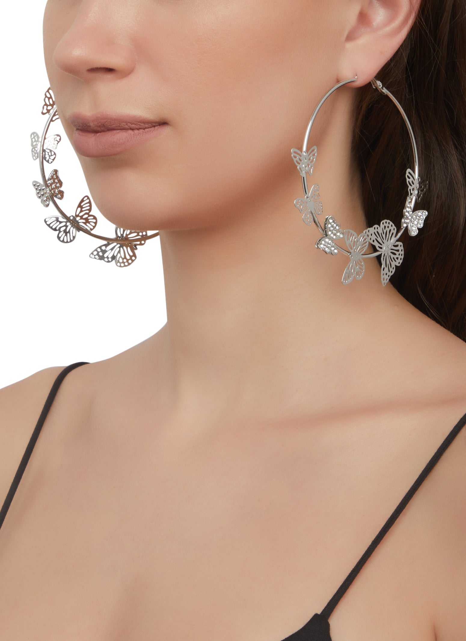 Fashion Nova Women's Very Iconic Hoop Earrings