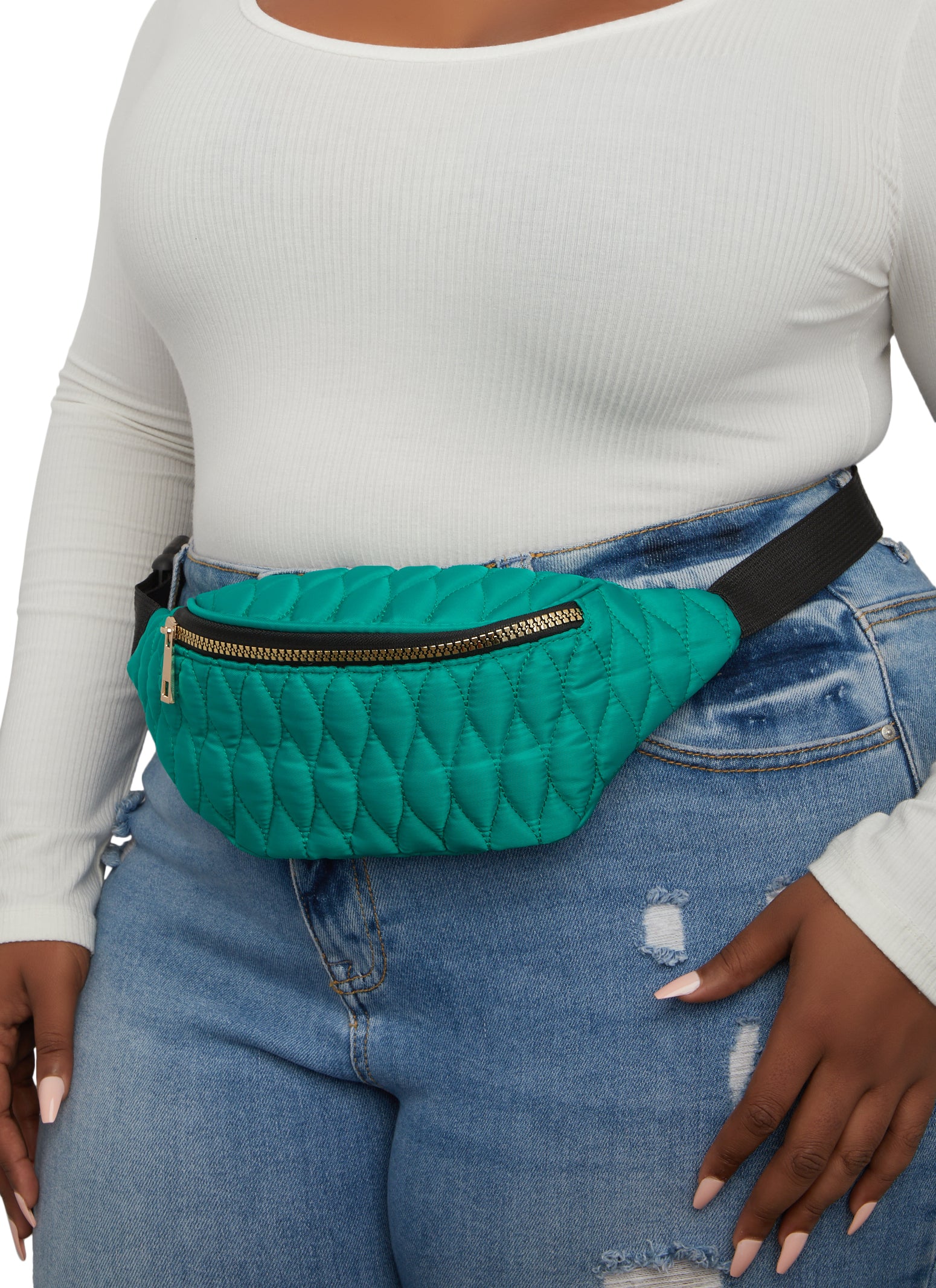 Varsity Black Fanny Pack Waist Bag - Women's Boutique Clothing & Trendy  Fashion