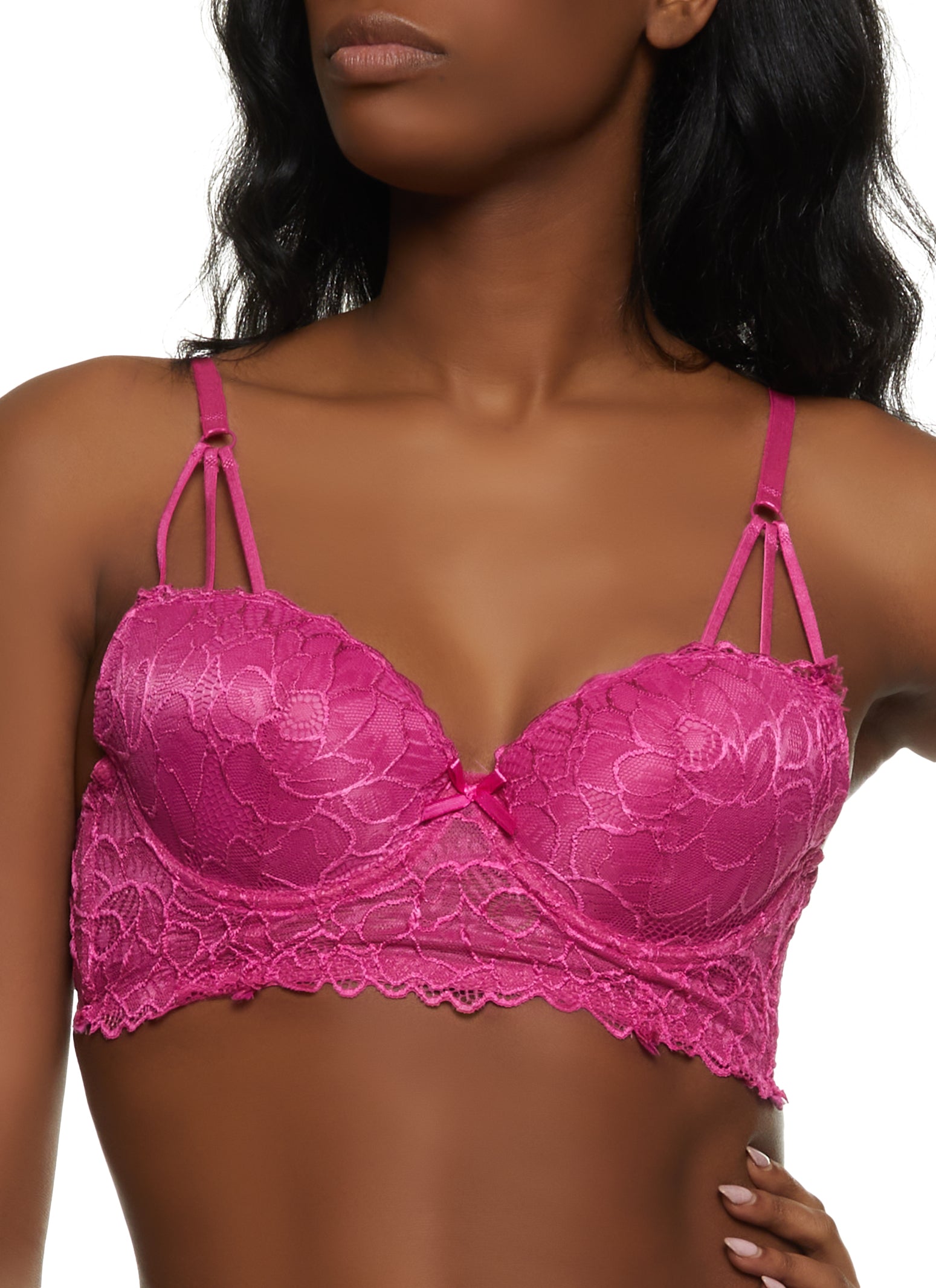 Bra And Panty Combo - Pink, 36c, Free at Rs 350/piece