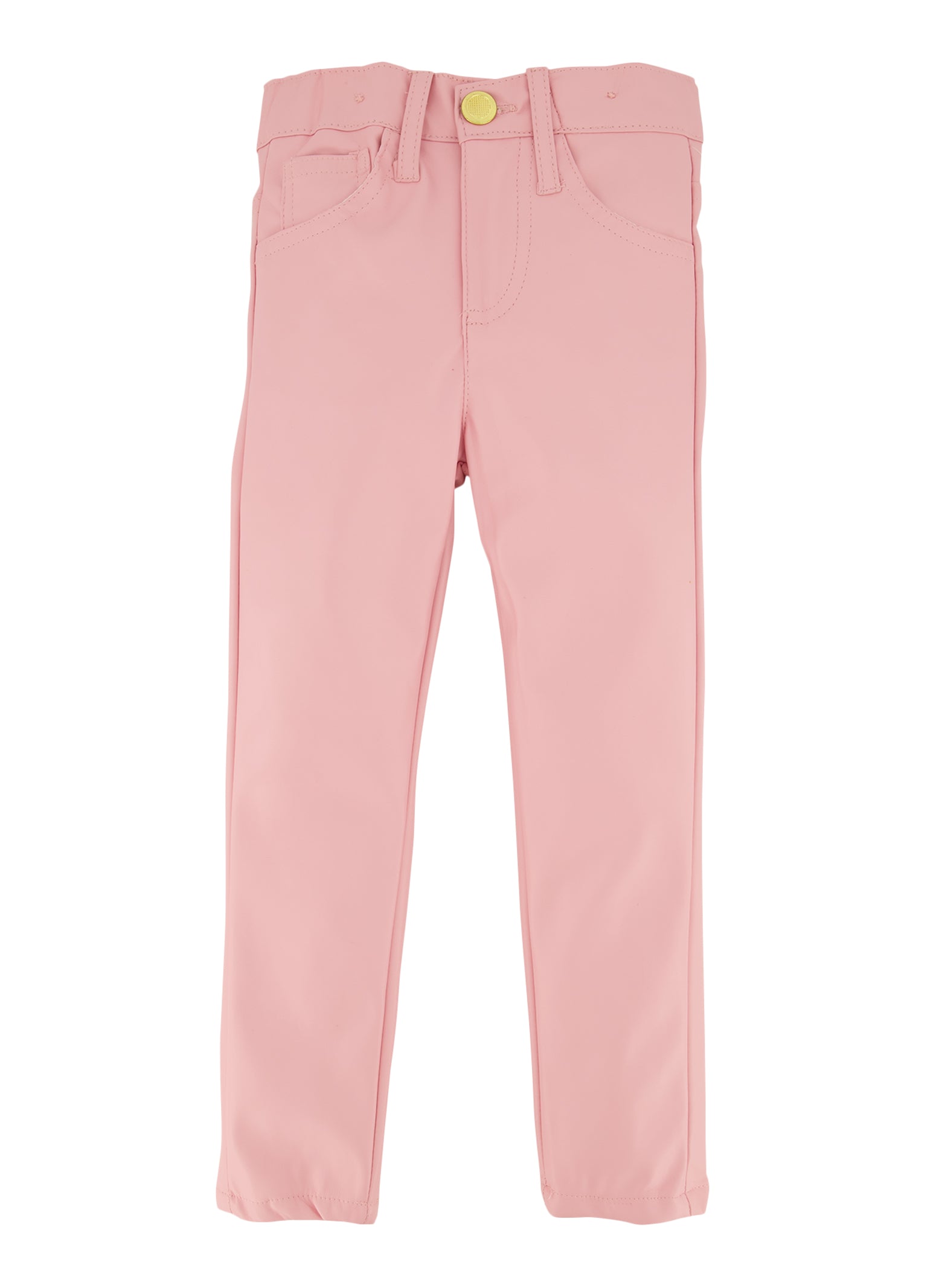 Toddler Girls Faux Leather Pants, Pink, Size 3T