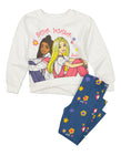 Little Girls Barbie Graphic Sweatshirt And Leggings, ,
