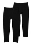 Girls 2 Pack Textured Knit Leggings, ,