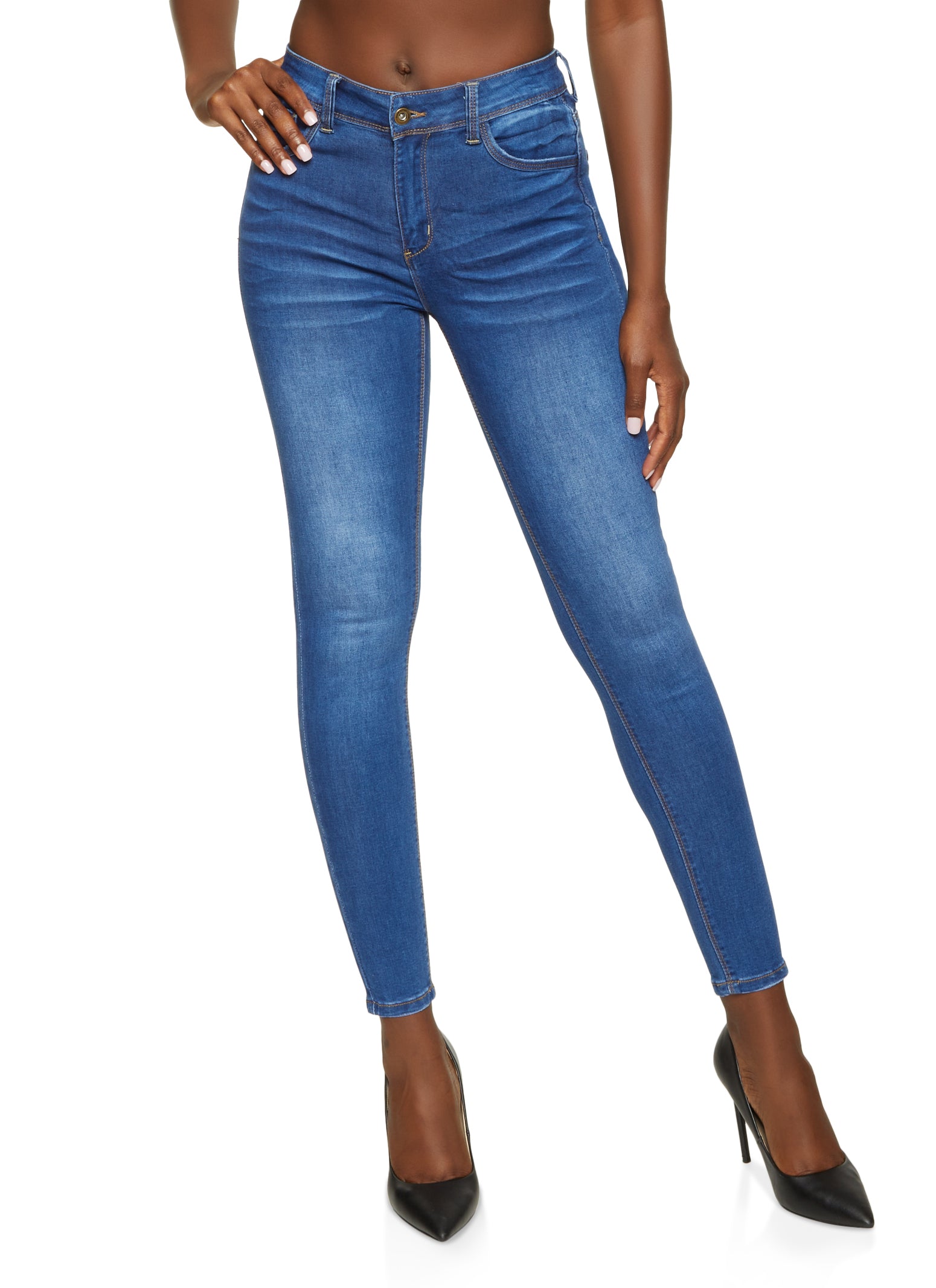 Wax Jean, Pants & Jumpsuits, Worn Once Wax Jeans Womens Juniors Ankle  Legth Skiny Leg Denim Overalls Large