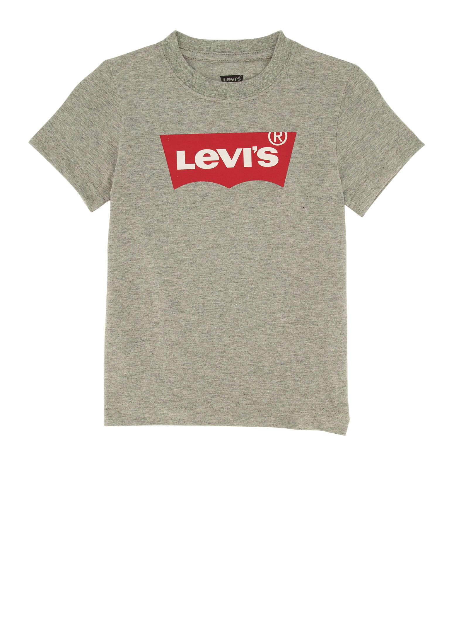 Little Boys Levis Classic Logo Graphic Tee, Grey, Size 7