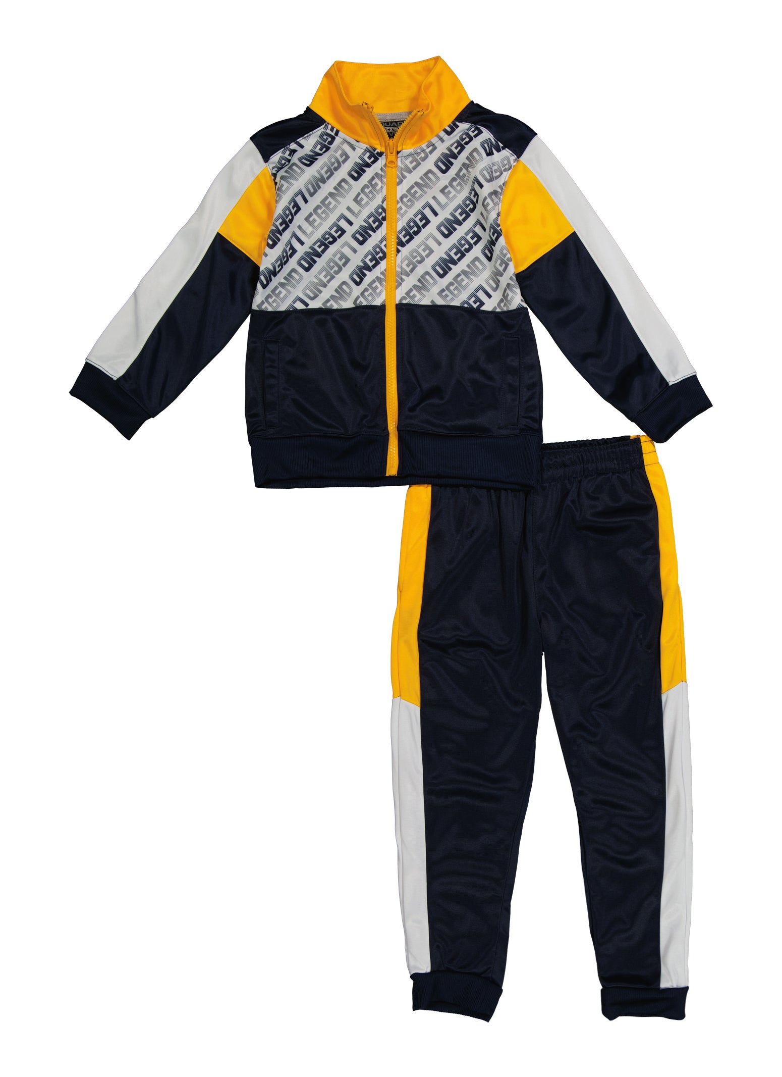 Little Boys Color Block Legend Track Jacket and Joggers, Multi, Size 4