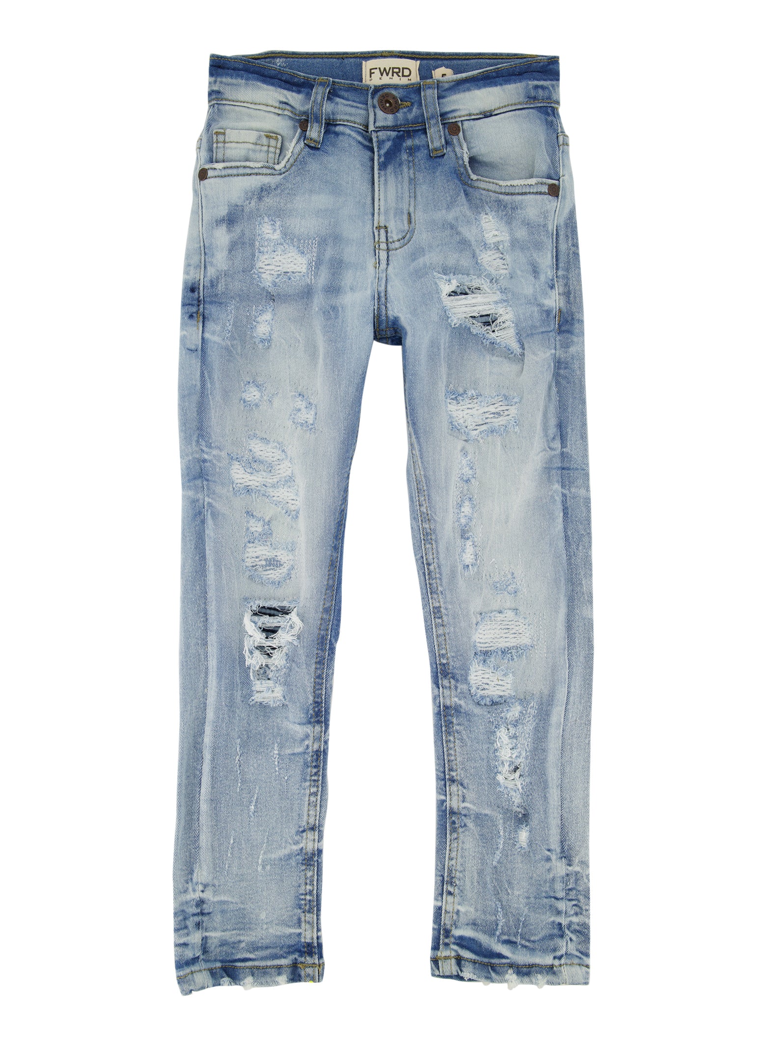 Little Boys Distressed Ripped Jeans