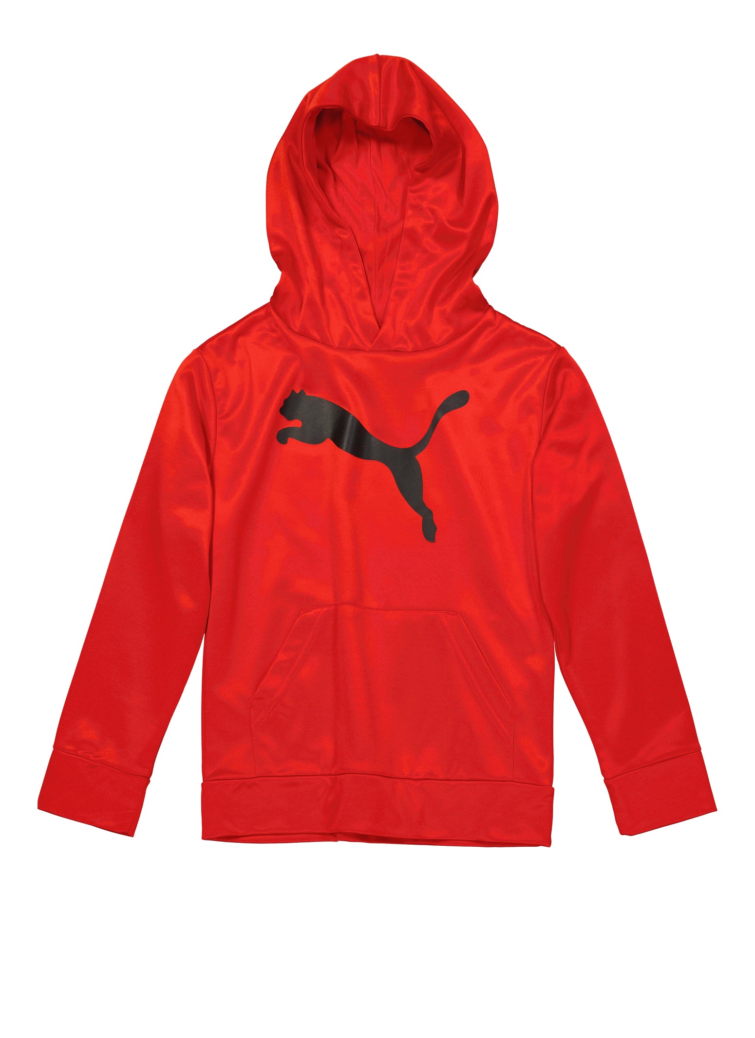 Boys Puma Logo Graphic Hoodie, Red, Size 8