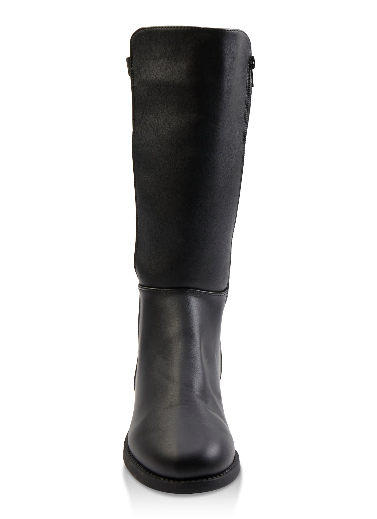 Girls Wide Calf Riding Boots