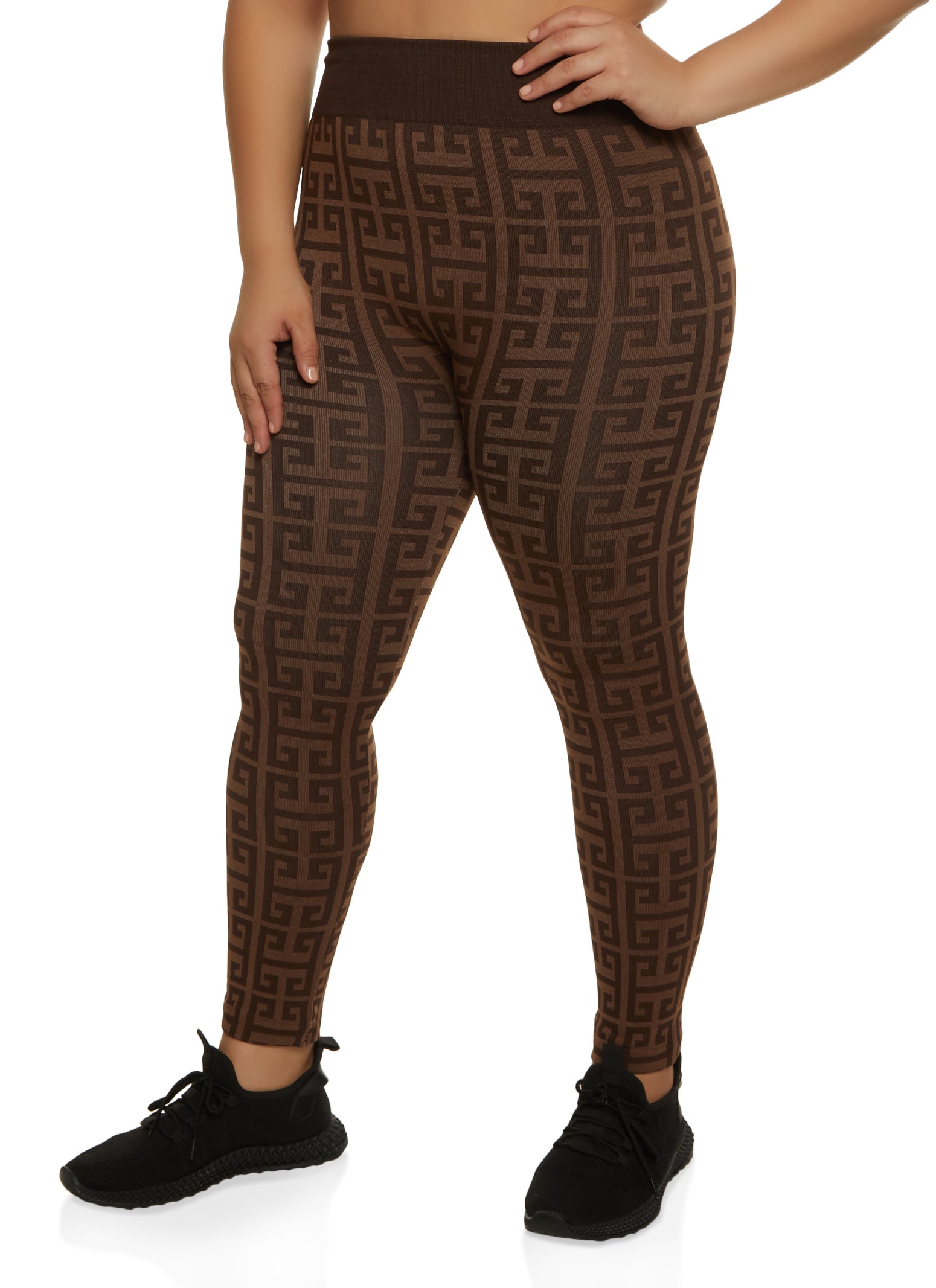 Creamy Soft Tiger Print Leggings - USA Fashion (Brown) One Size