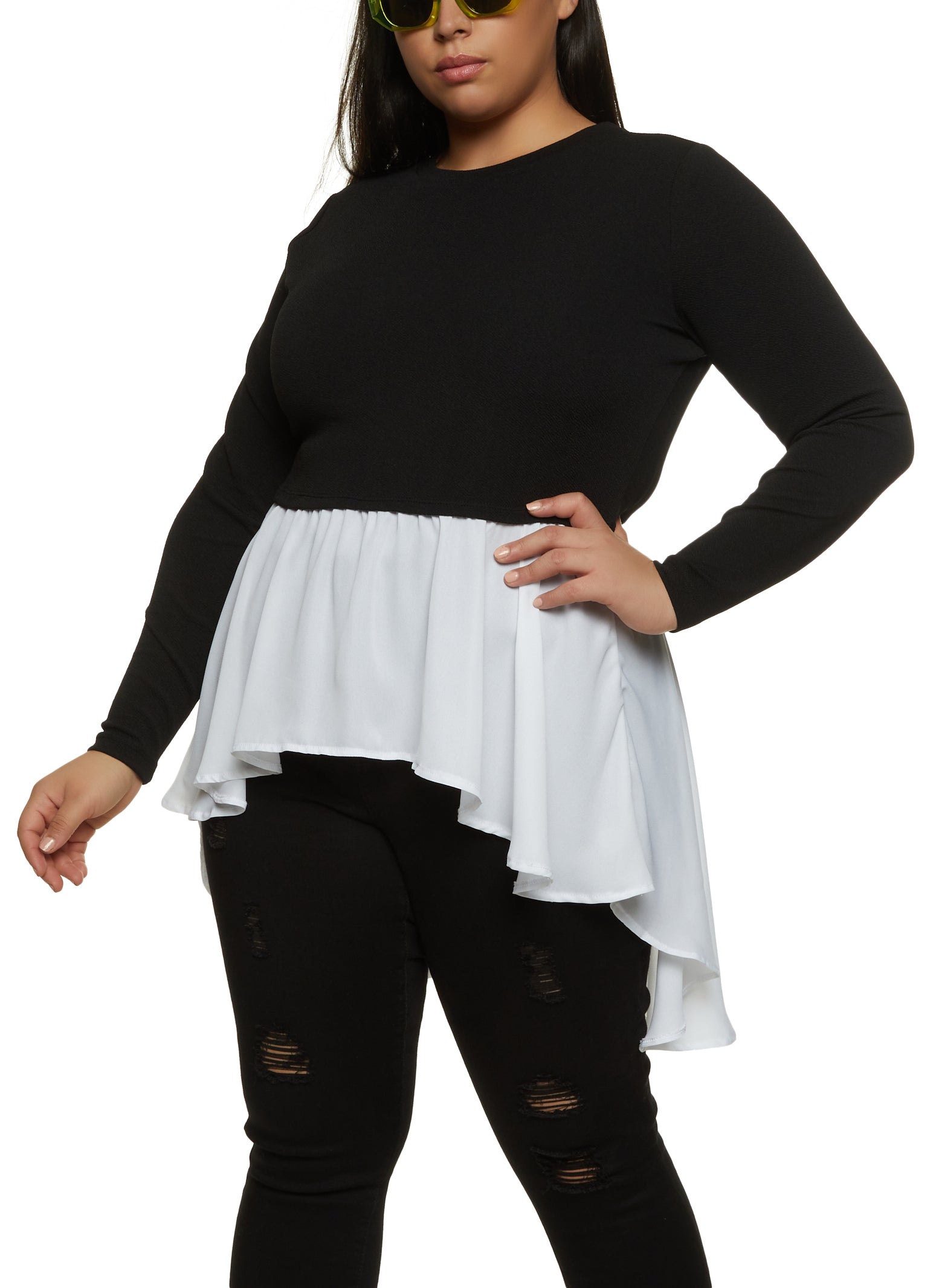 Plus Size Jamie Slit Tee