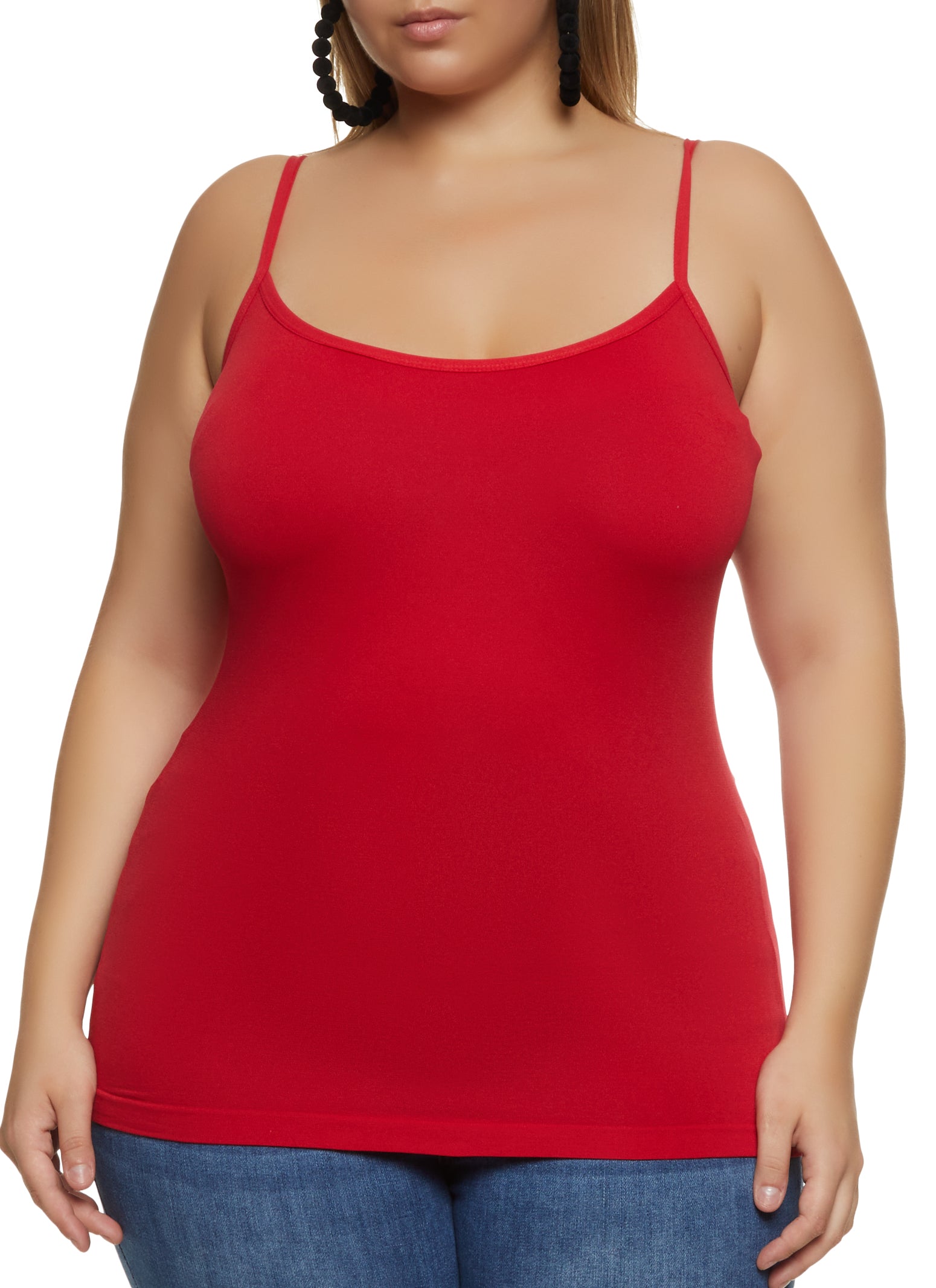 Plus Size Scoop Neck Cami- Clearance