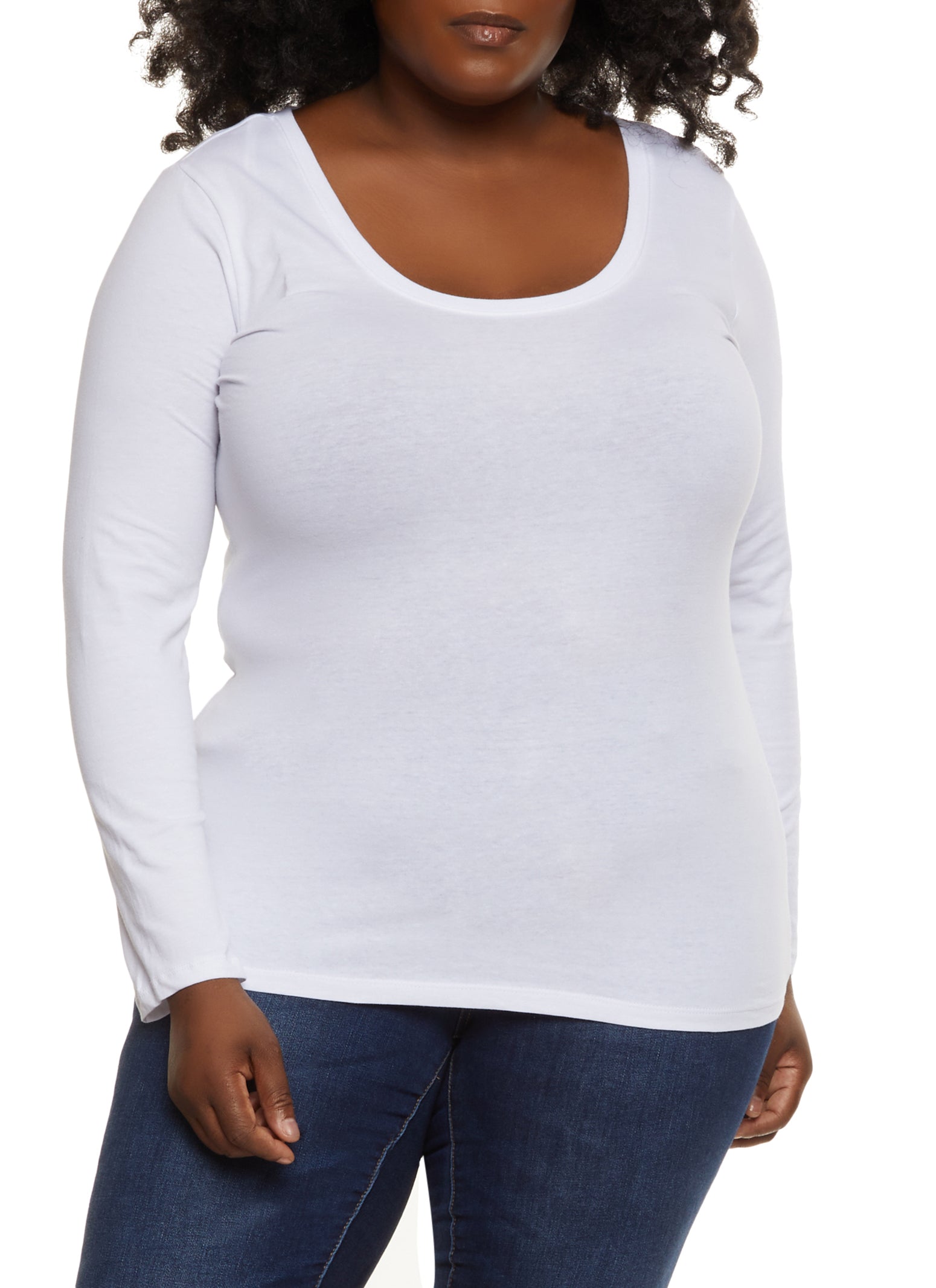 Womens Plus Size New York Bear Graphic Baseball Shirt, White, Size 1x | Rainbow Shops