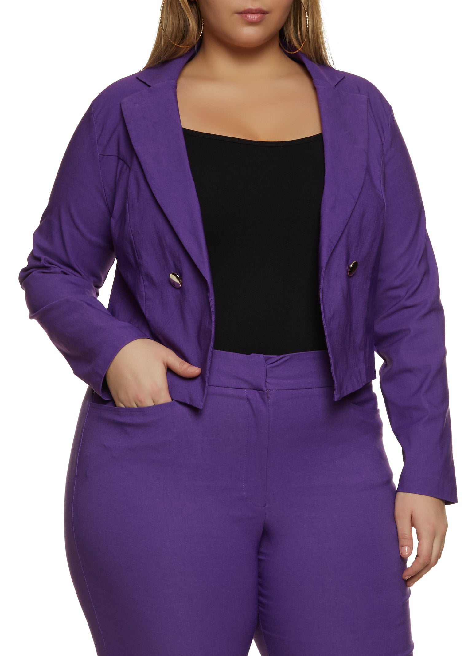 BLAZER MAXI COM FORRO PLUS SIZE - V&Z Fashion Plus