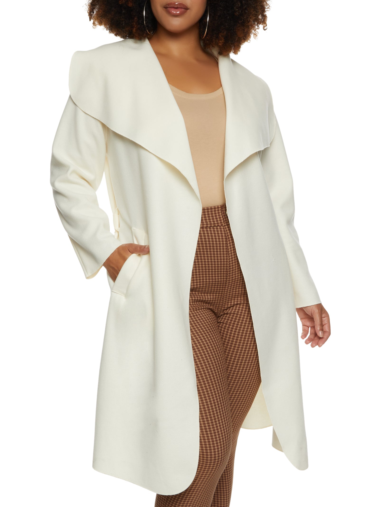 Pura Oversize Wool-Cashmere Wrap Coat