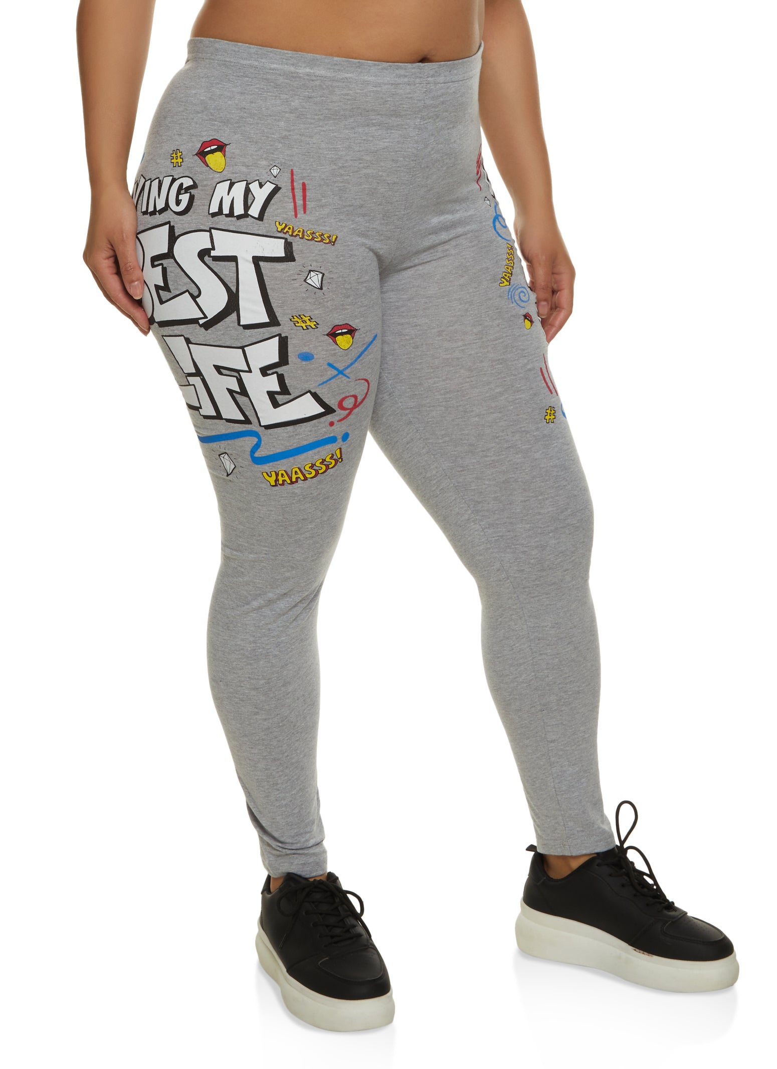 Cool Comic Plus Size Leggings  Plus size leggings, Plus size