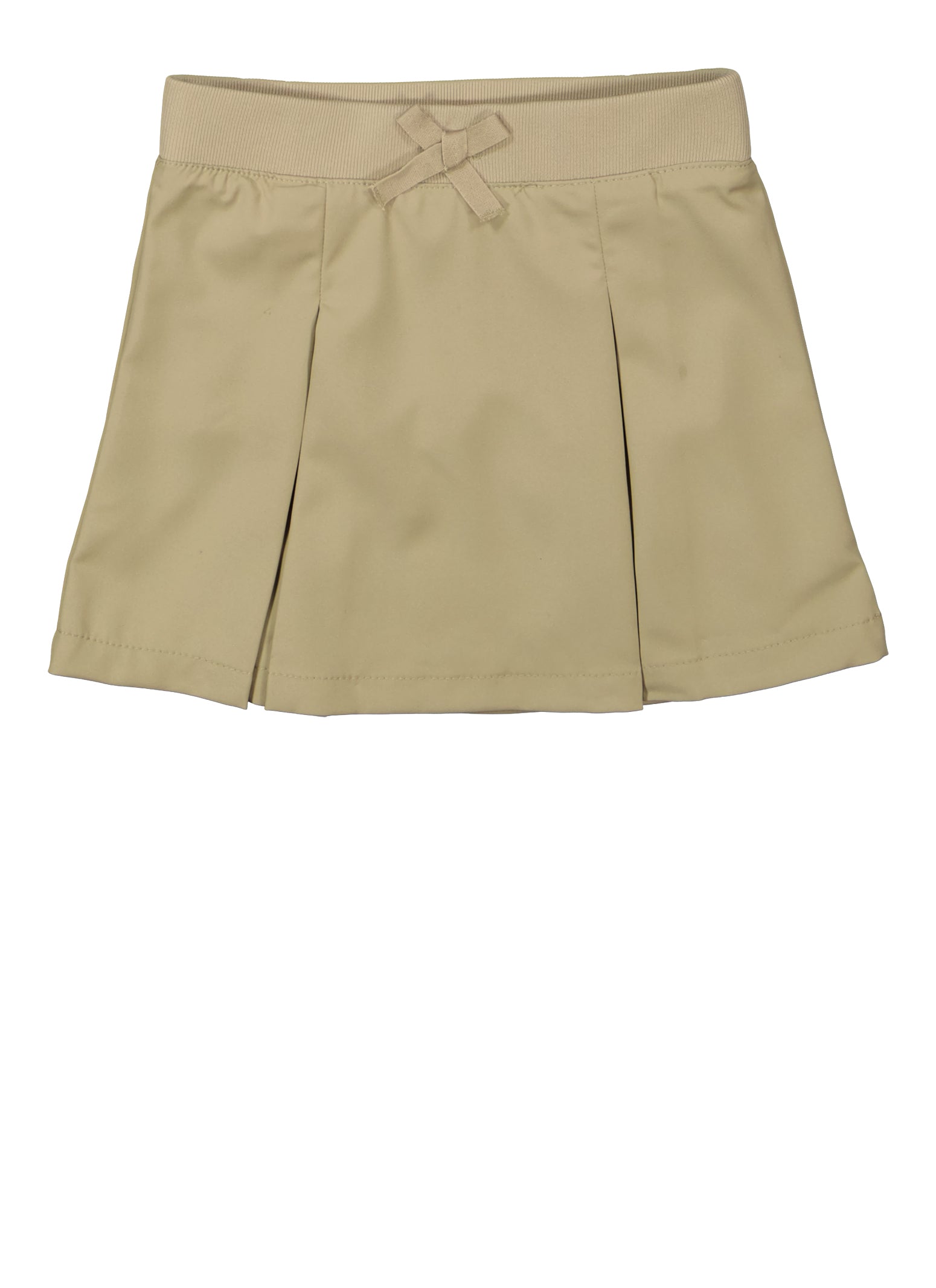 French Toast Girls 4-6x Bow Kick Pleated Skort, Khaki, Size 6