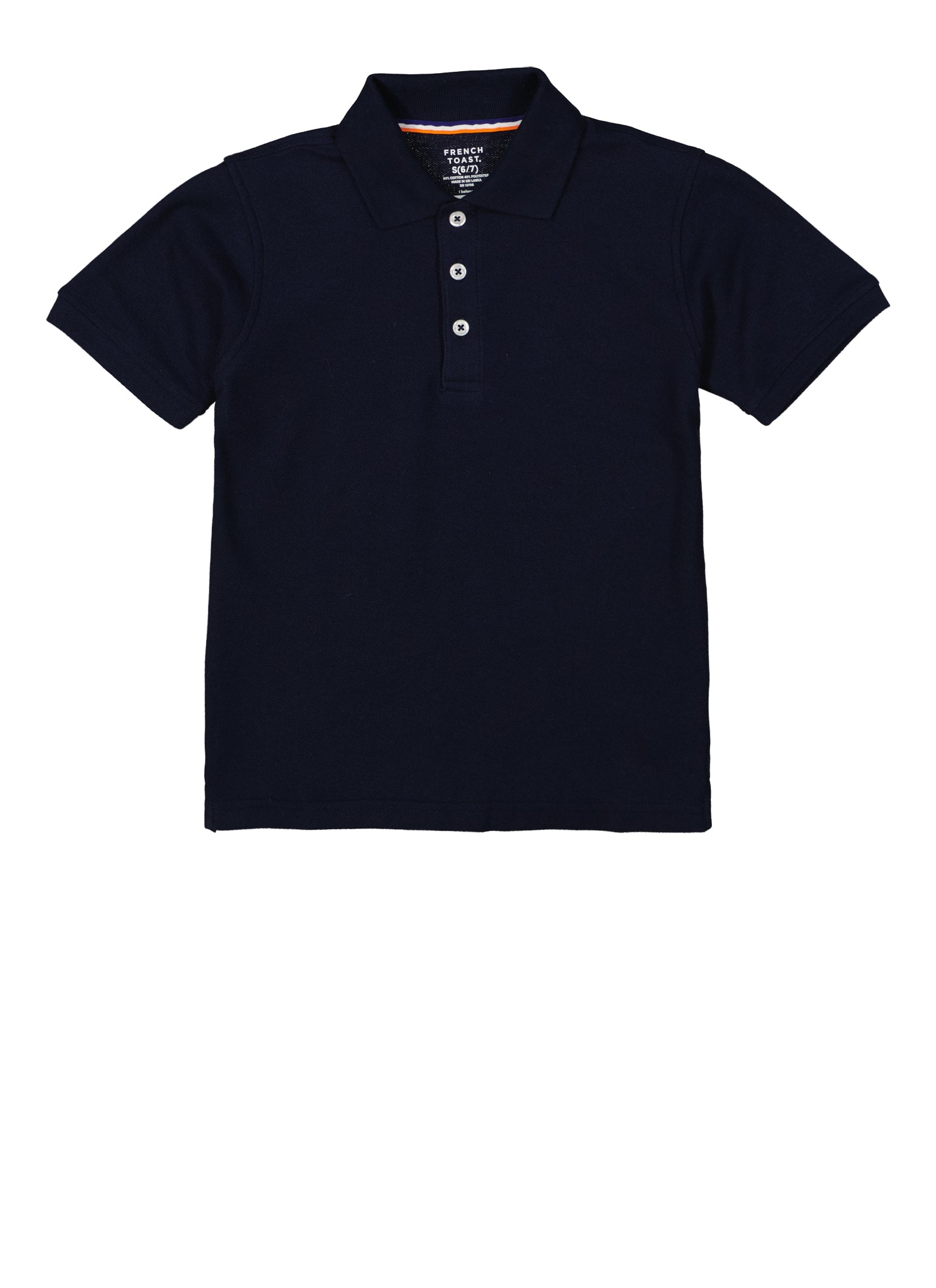 French Toast Boys 4-7 Pique Polo, Blue, Size 6-7