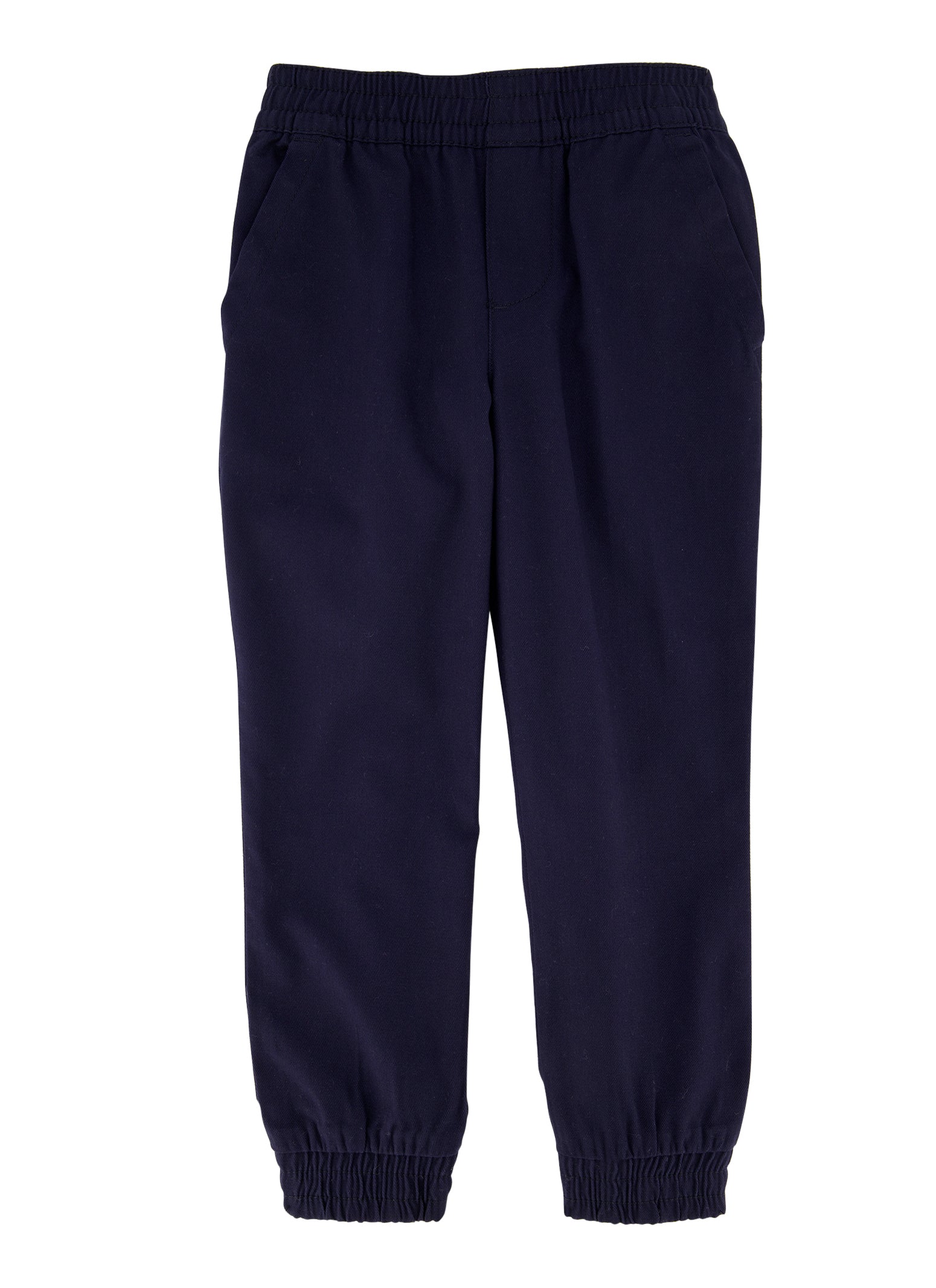 French Toast Boys 4-7 Twill Navy Joggers, Blue, Size 4