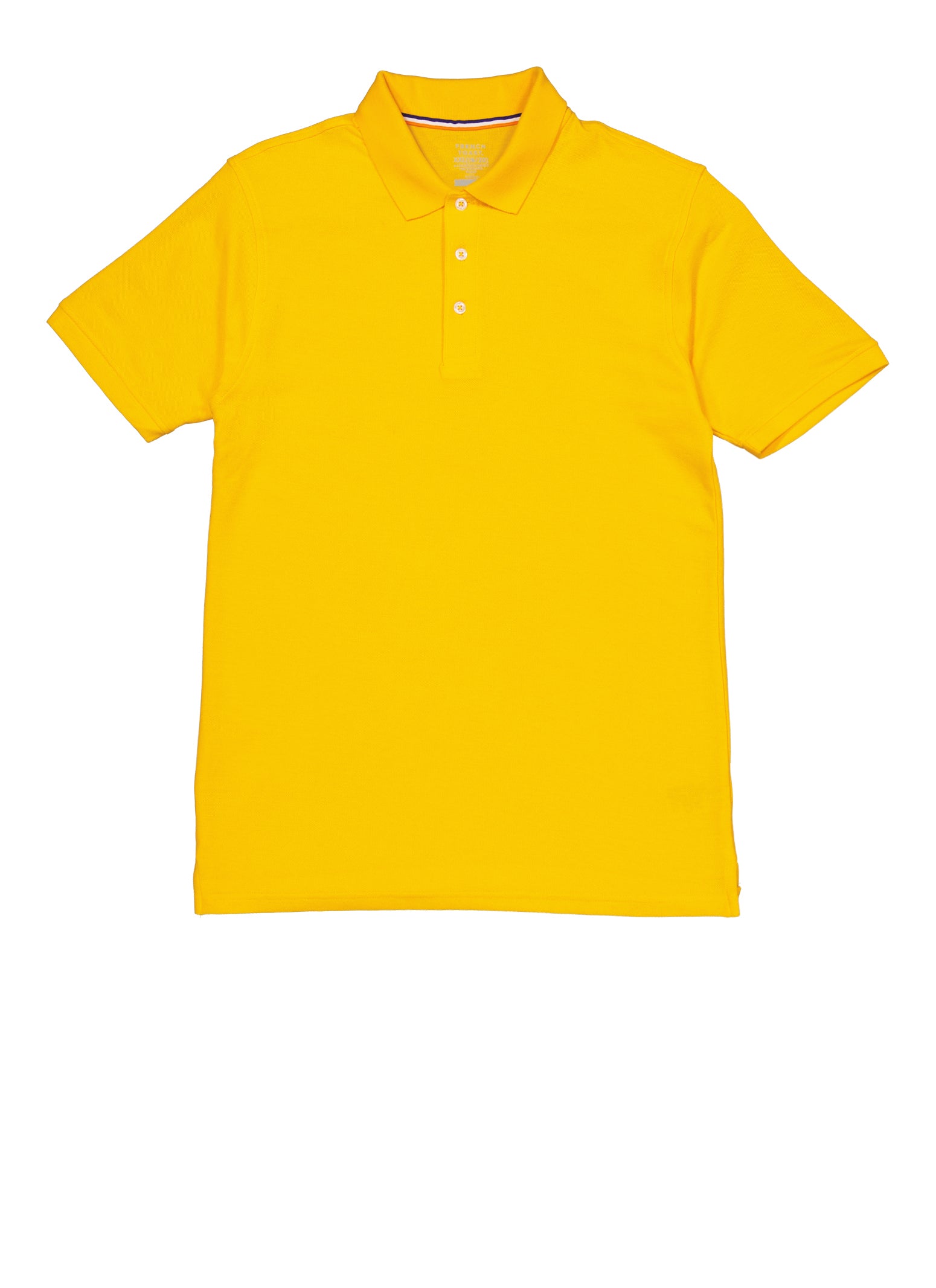 French Toast Boys 18-20 Husky Short Sleeve Polo Shirt, Yellow, Size 18-20