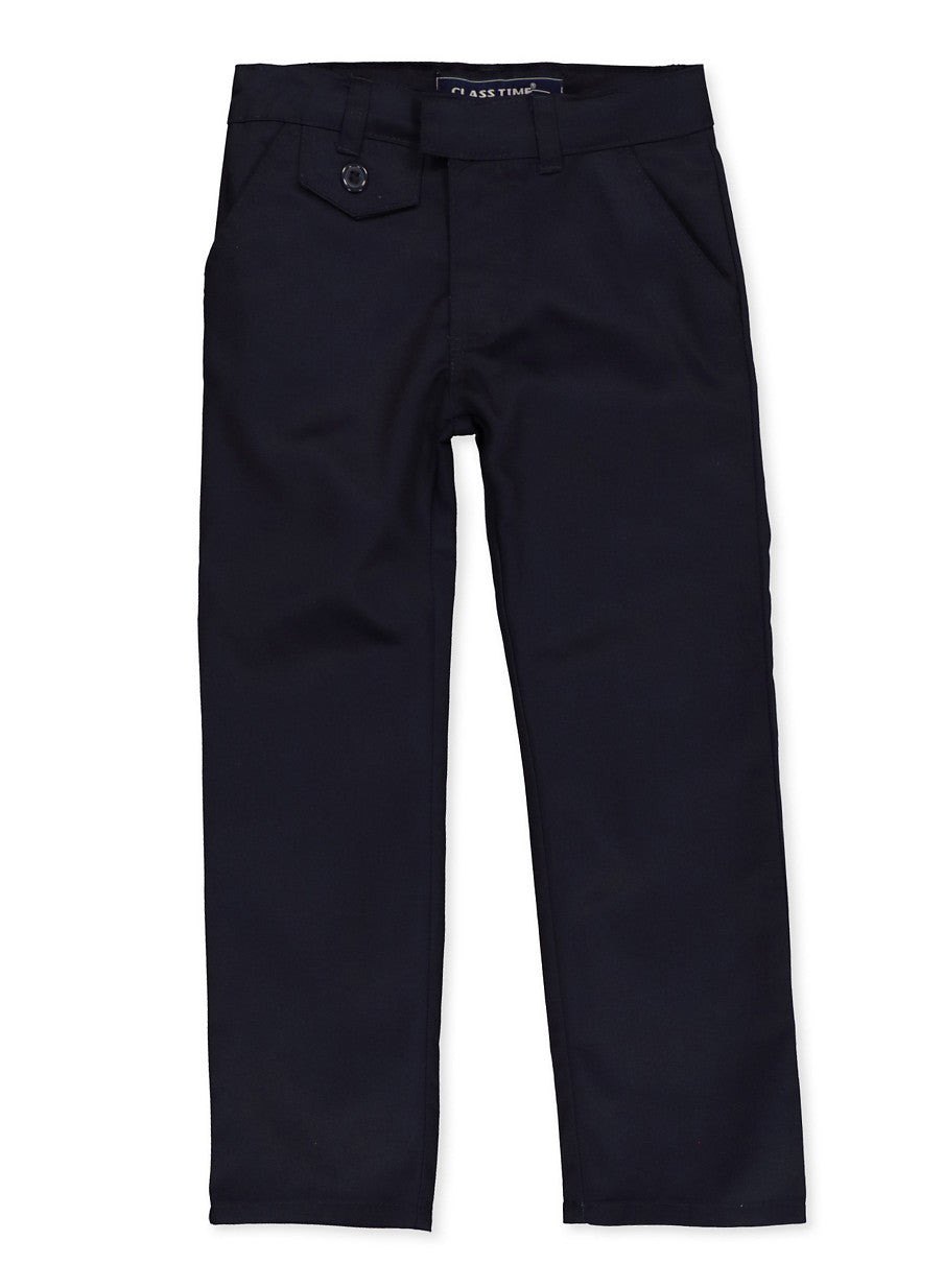 Amazon.com: George Boys' School Uniform - Flat Front Pants (Regular, Slim &  Husky) (8 S, Navy Blue): Clothing, Shoes & Jewelry