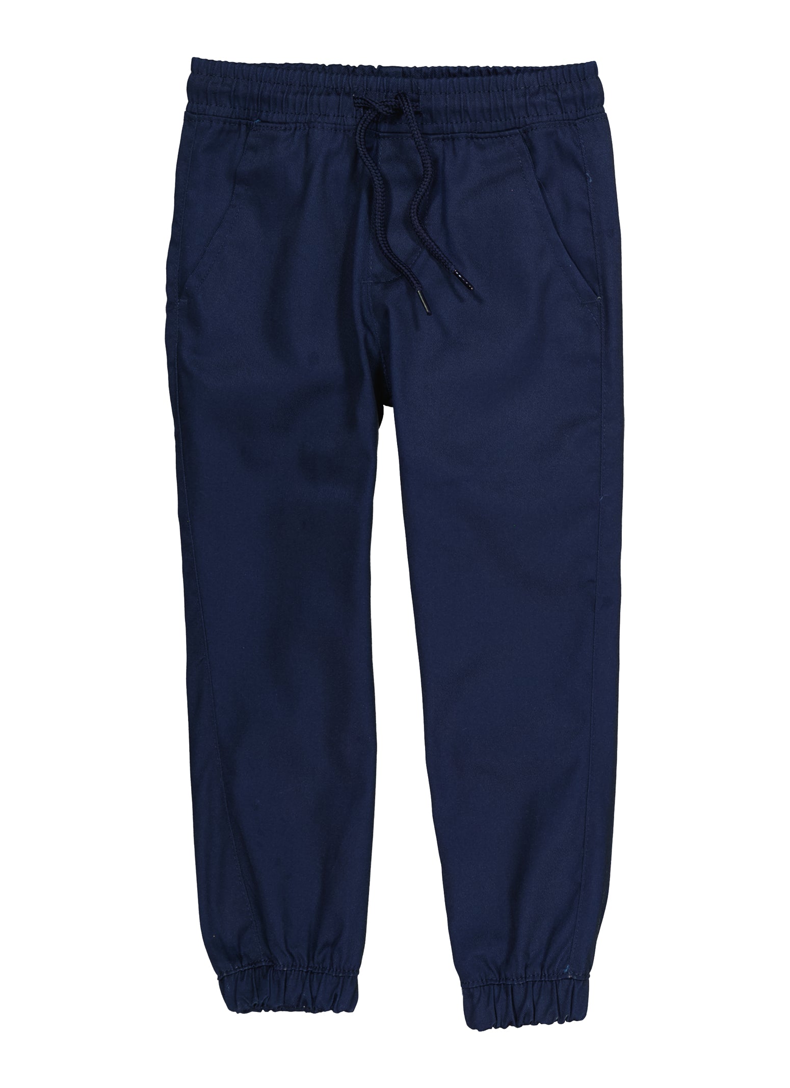 Boys 4-7 Twill Drawstring Joggers, Blue, Size 4