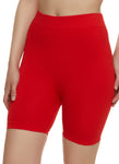 Womens Seamless Waffle Knit Biker Shorts, ,