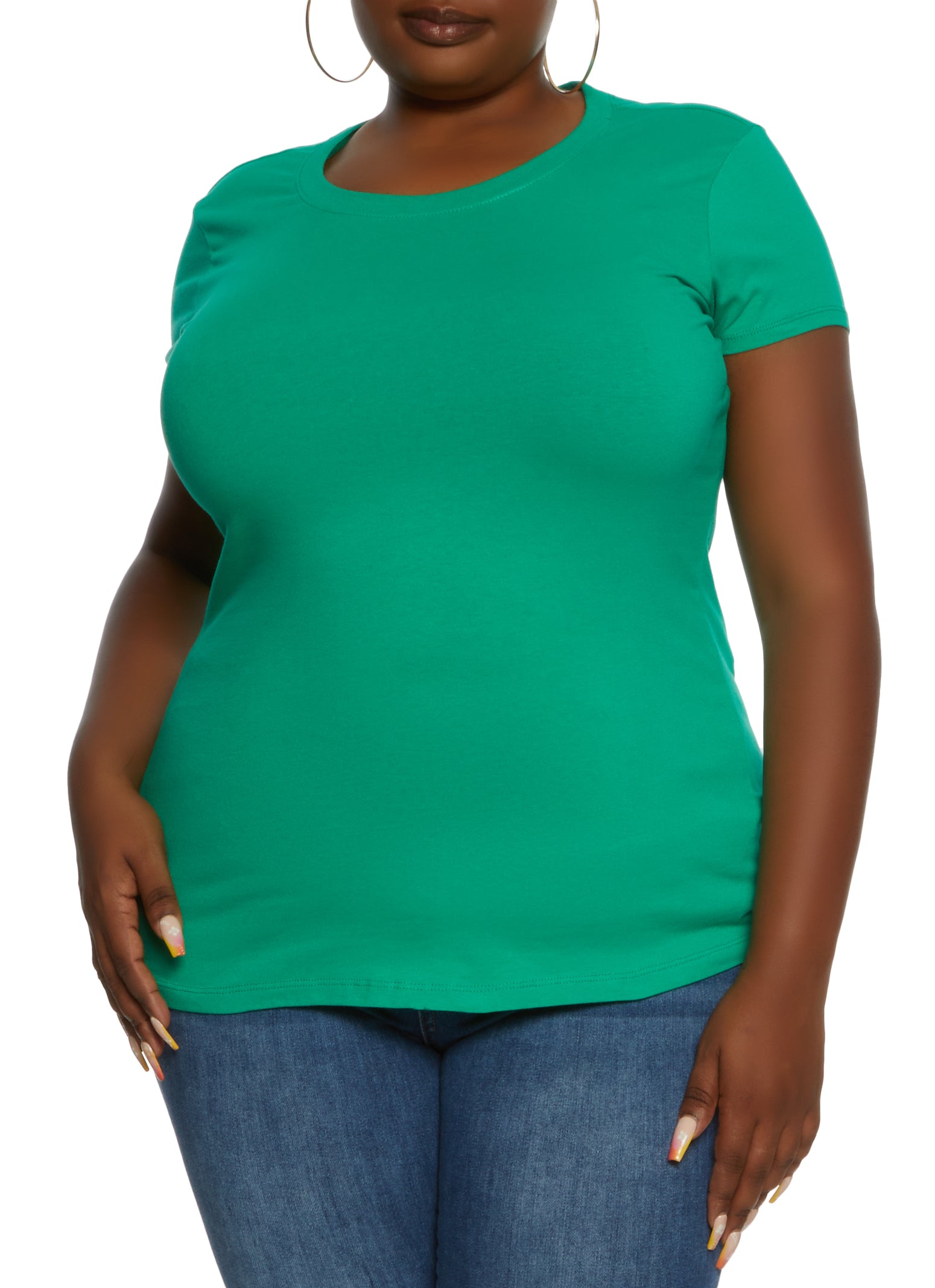 Plus Size Green Tops, Everyday Low Prices
