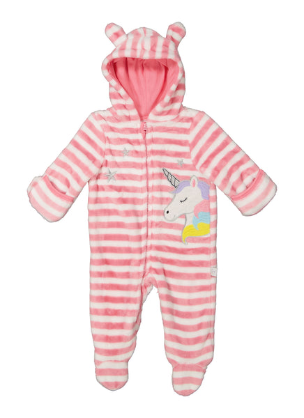 Toddler Long Sleeves Striped Print Jumpsuit