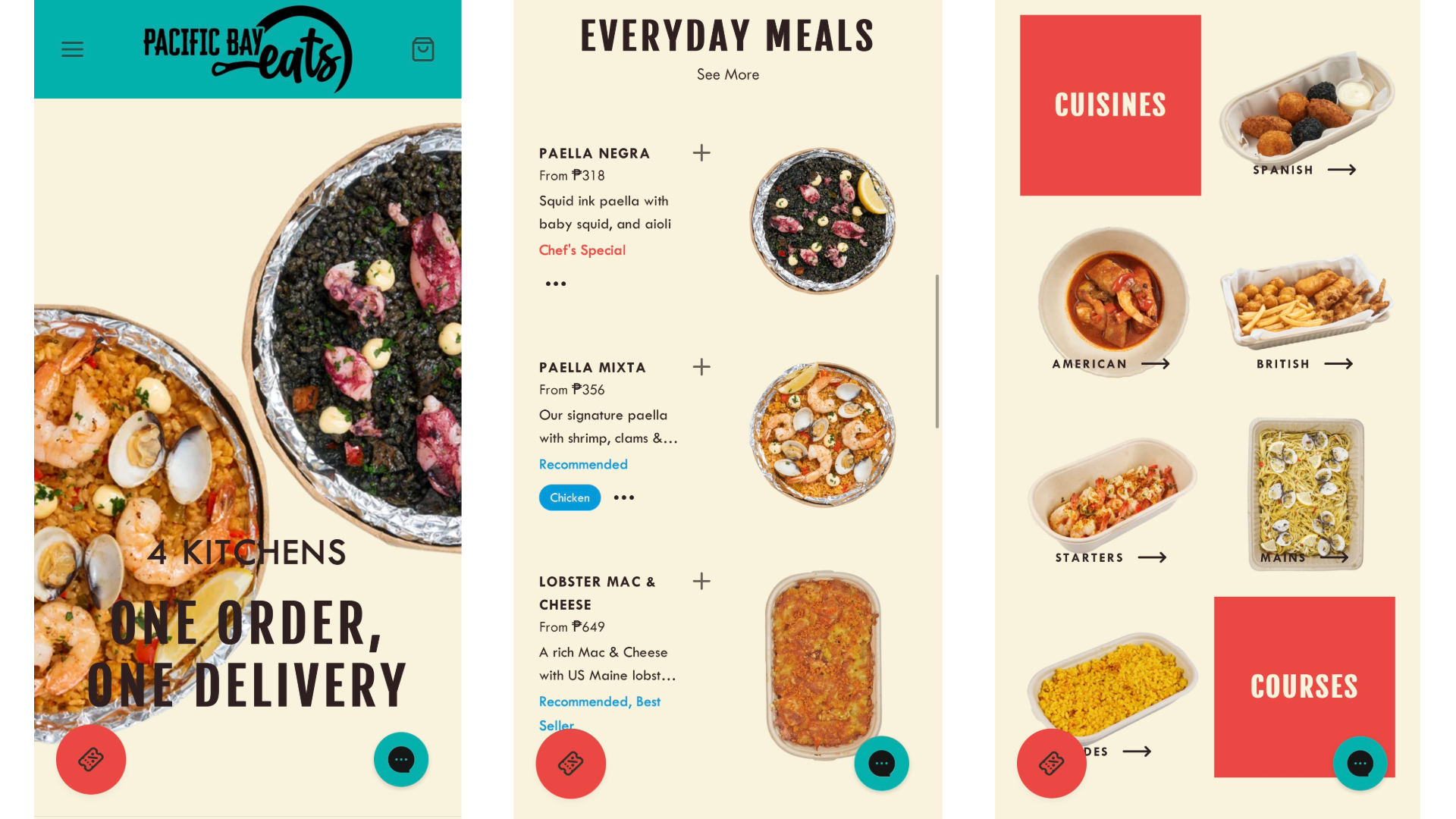 Rone Guerrero Shopify Design for Pacific Bay Eats