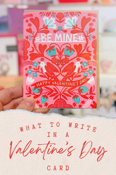 what to write in a valentine's day card