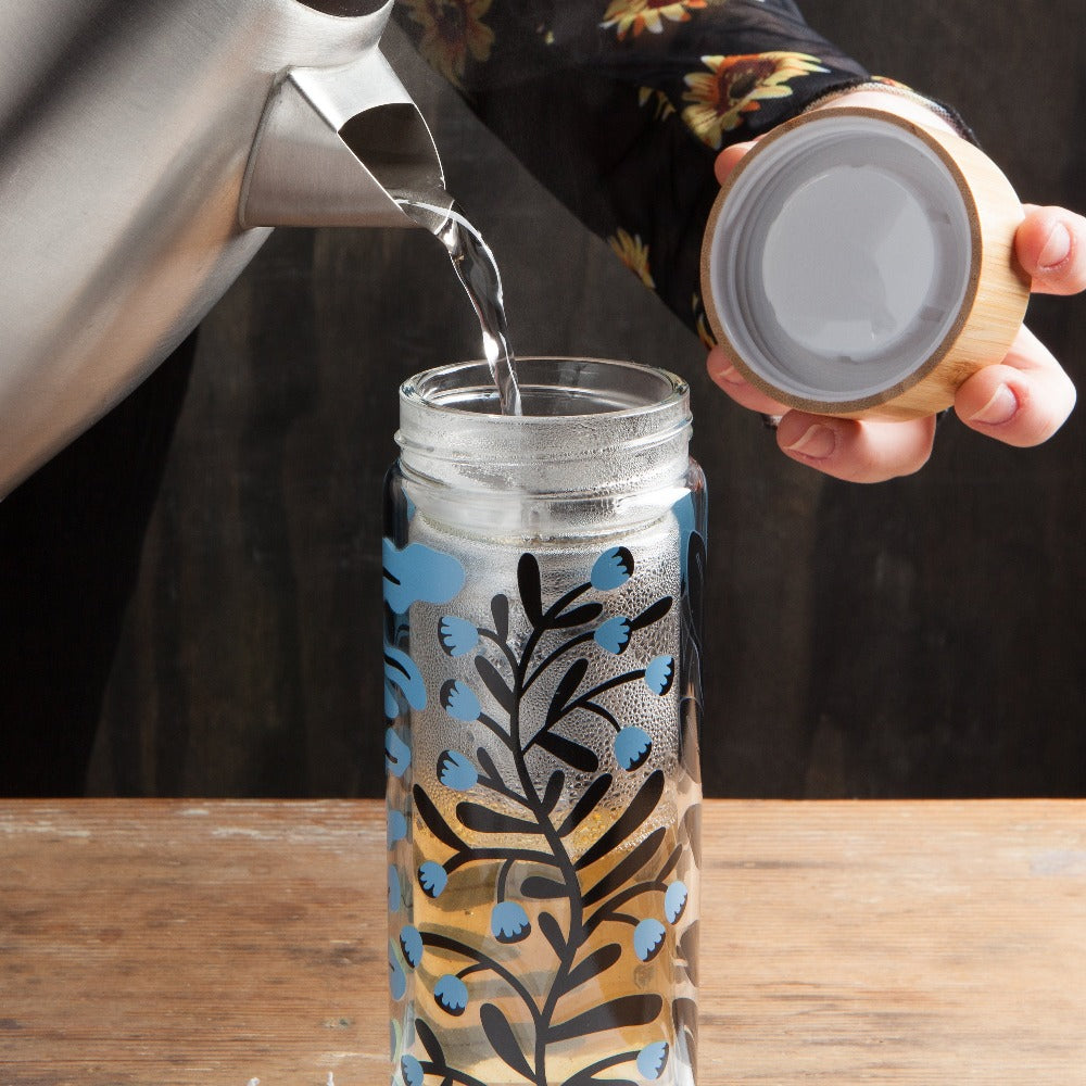 Glass Tea Infuser by Danica Studios - Entwine - Freshie & Zero Studio Shop