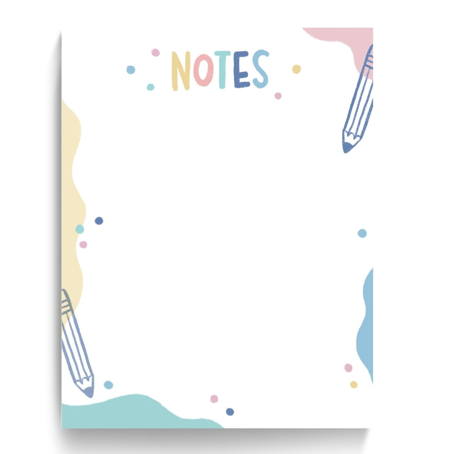 Colorful Notes Notepad | Freshie & Zero