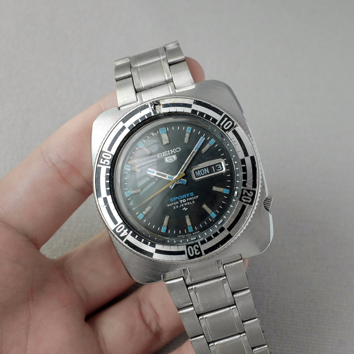 Seiko 5 Sports 5126-8130 from 1969 – Paleh