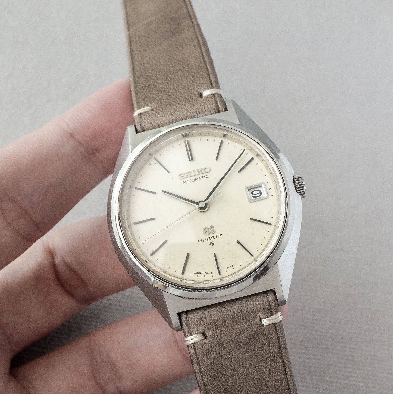 Grand Seiko 5645-7010 from 1972 (Serviced) – Paleh
