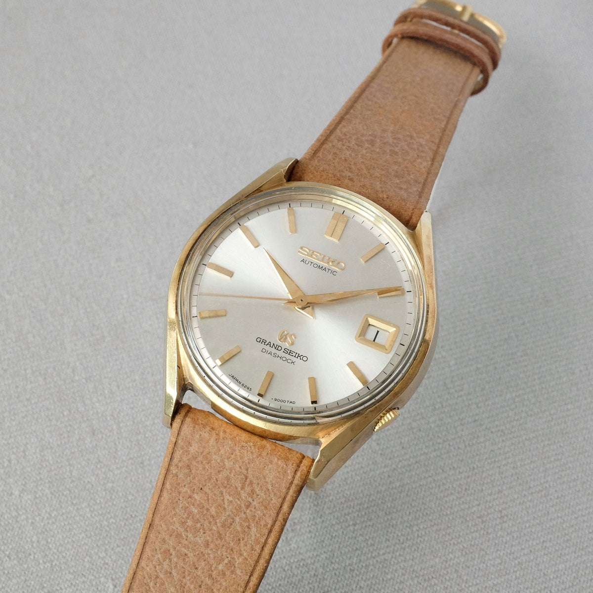 Grand Seiko 6245-9000 from 1966 (Gold Cap & NOS Crystal) – Paleh