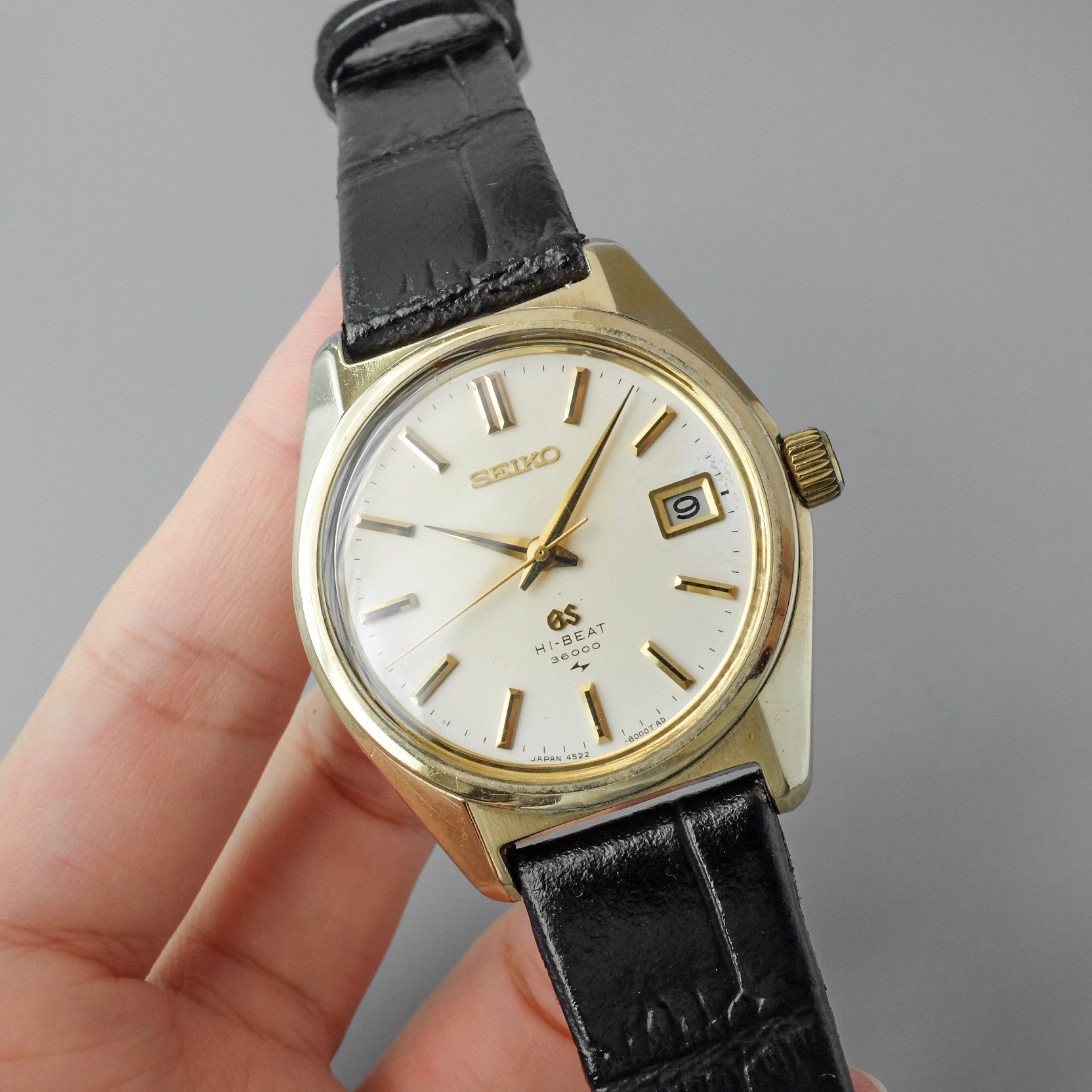 Grand Seiko 4522-8000 from 1970 (Gold Cap) – Paleh
