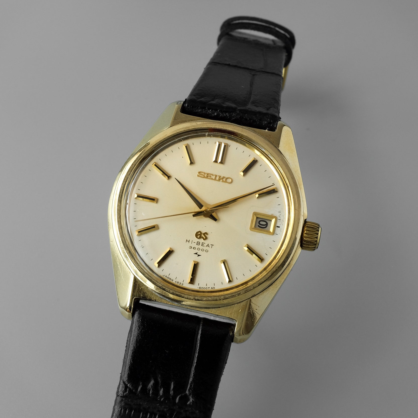 Grand Seiko 4522-8000 from 1970 (Gold Cap) – Paleh