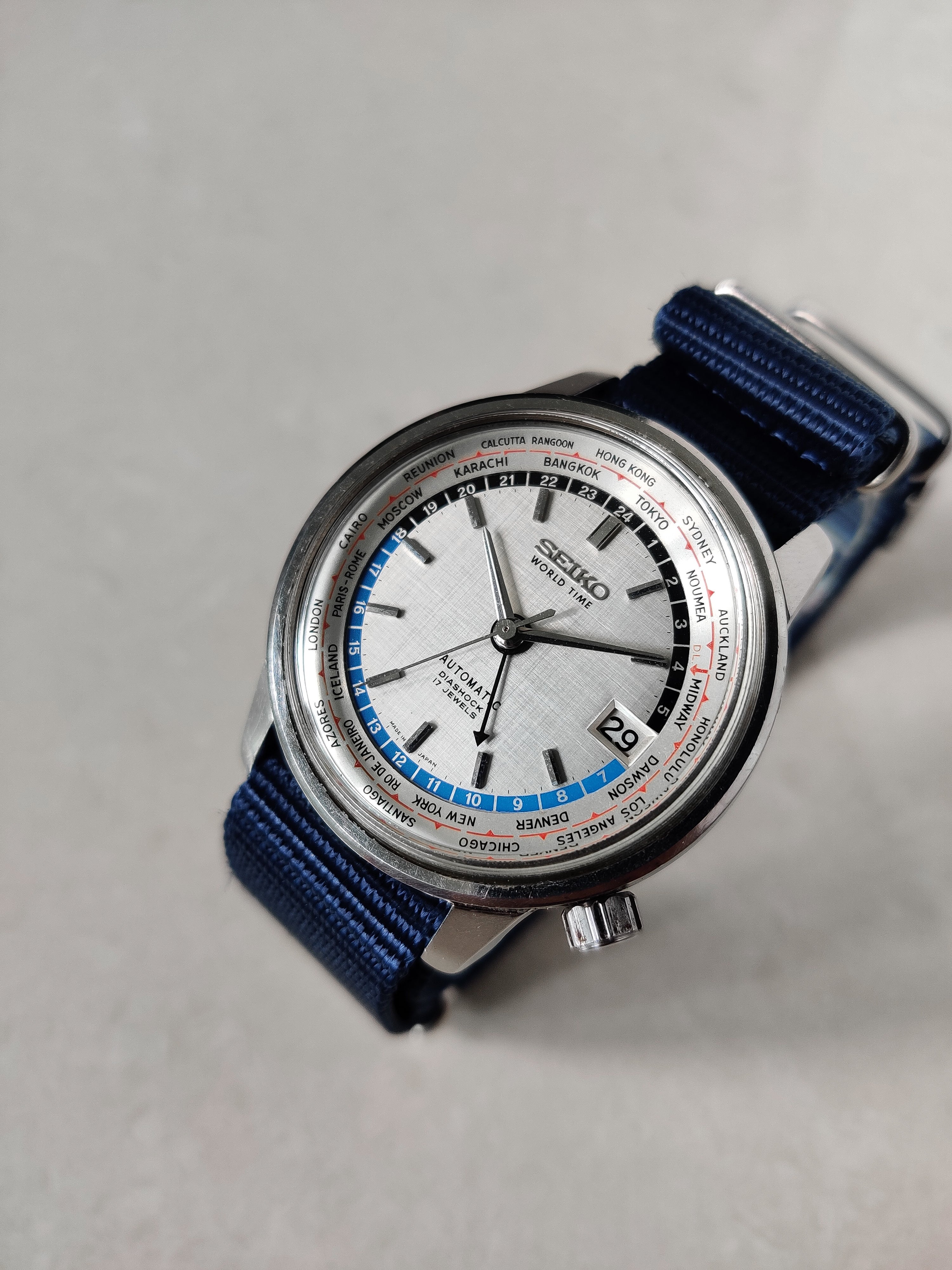 1964 Tokyo Olympics Seiko 6217-7000 World Time GMT – Paleh