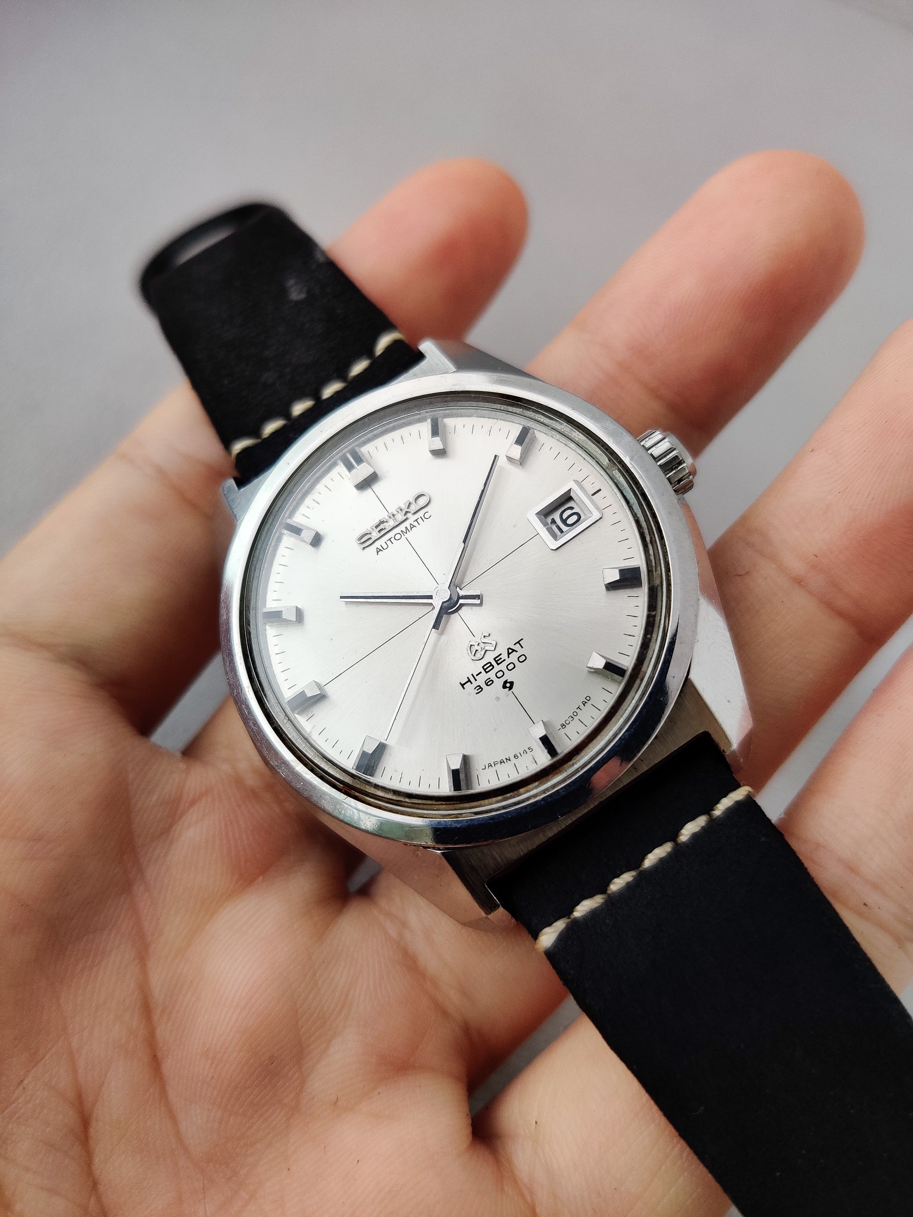 Grand Seiko 6145-8000 from 1968 (Crosshair Dial) – Paleh